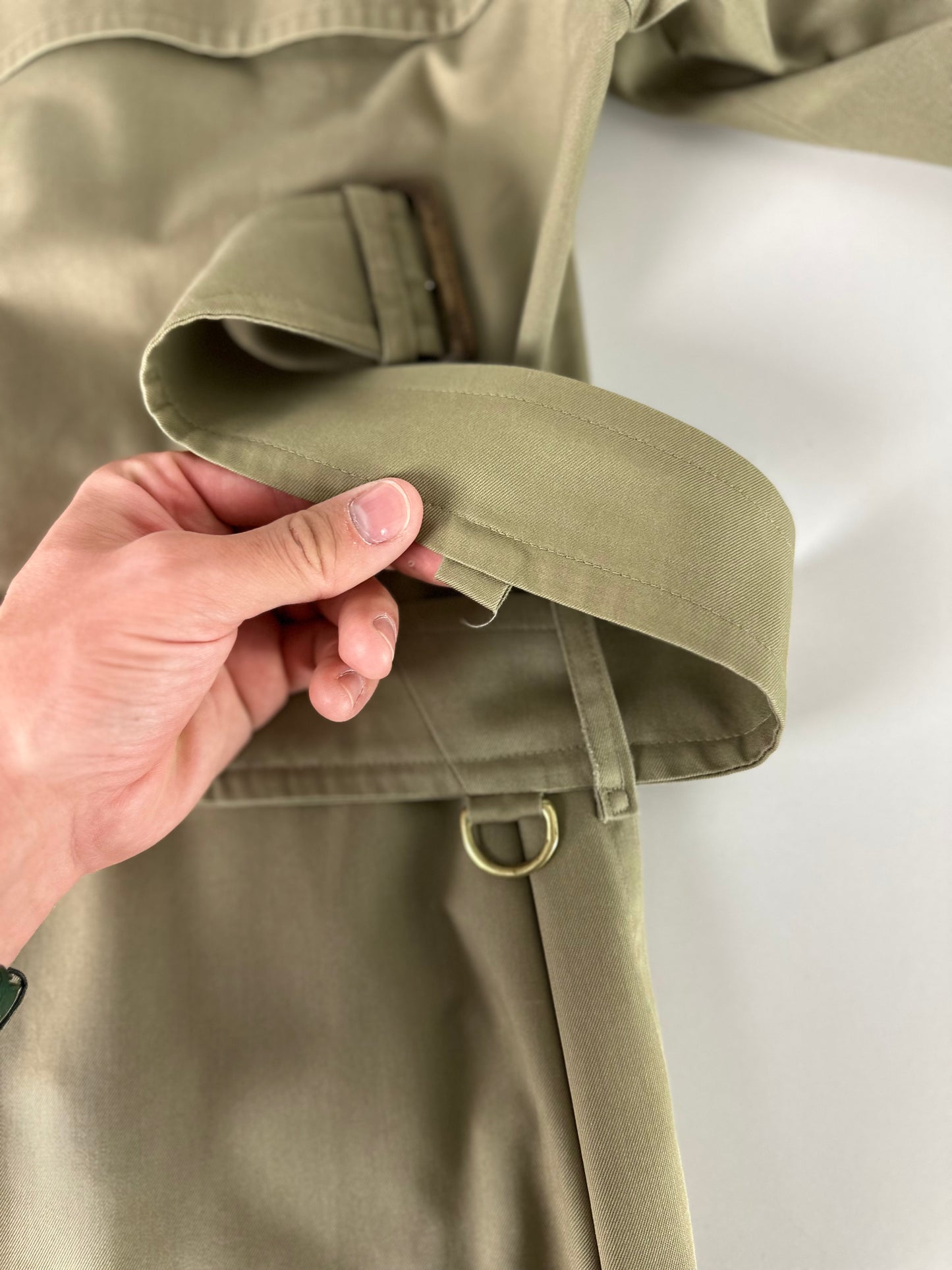 Vintage Burberry Trench Coat Size 46 S
