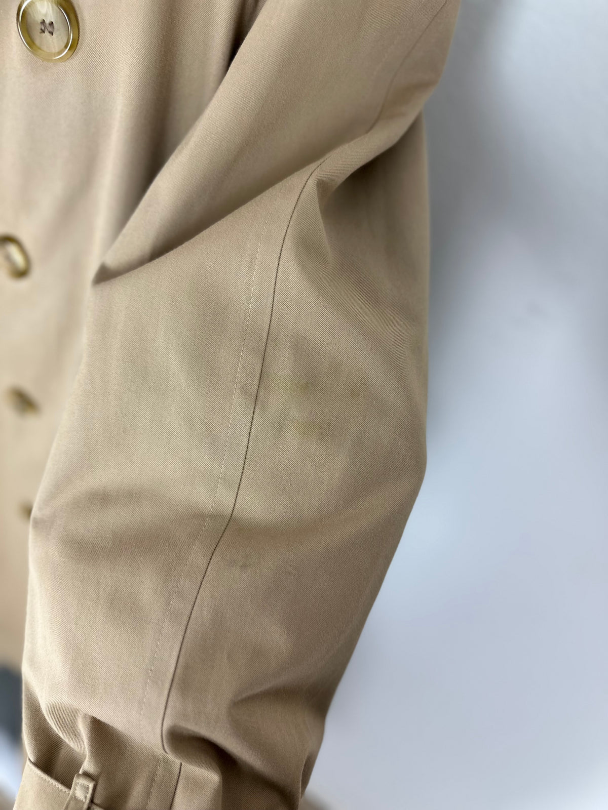 Vintage Burberry Trench Coat Beige Size 50 L With Lining