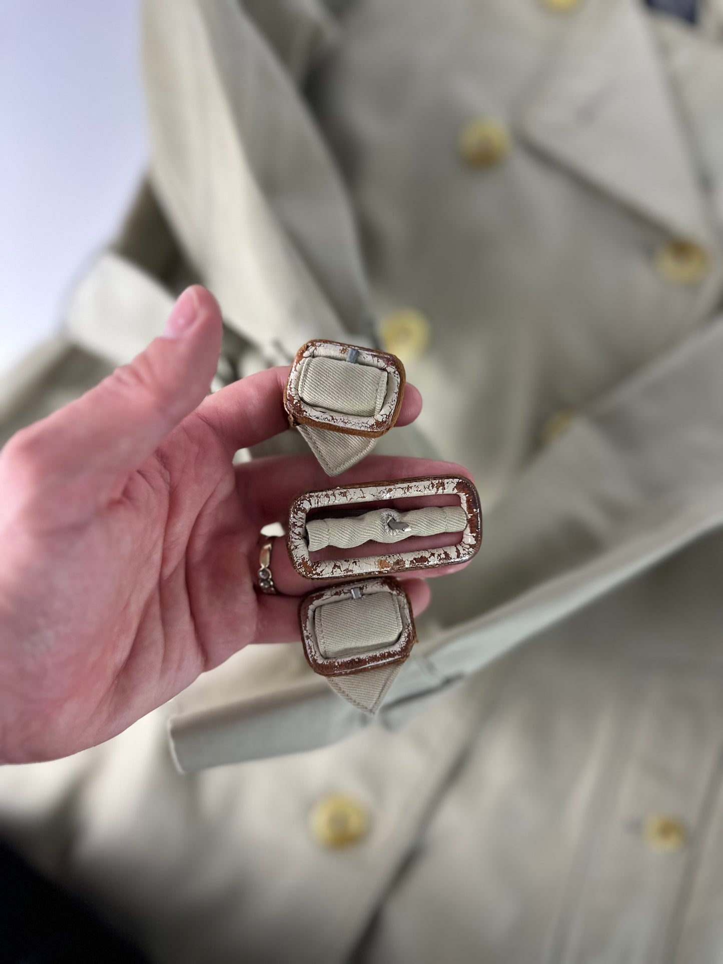 Vintage Burberry Trench Coat Size 10 S