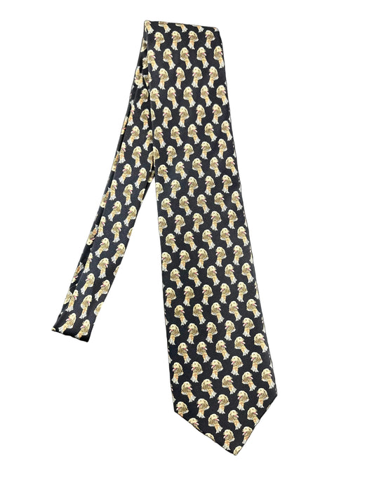Vintage Burberry Dog Silk Tie