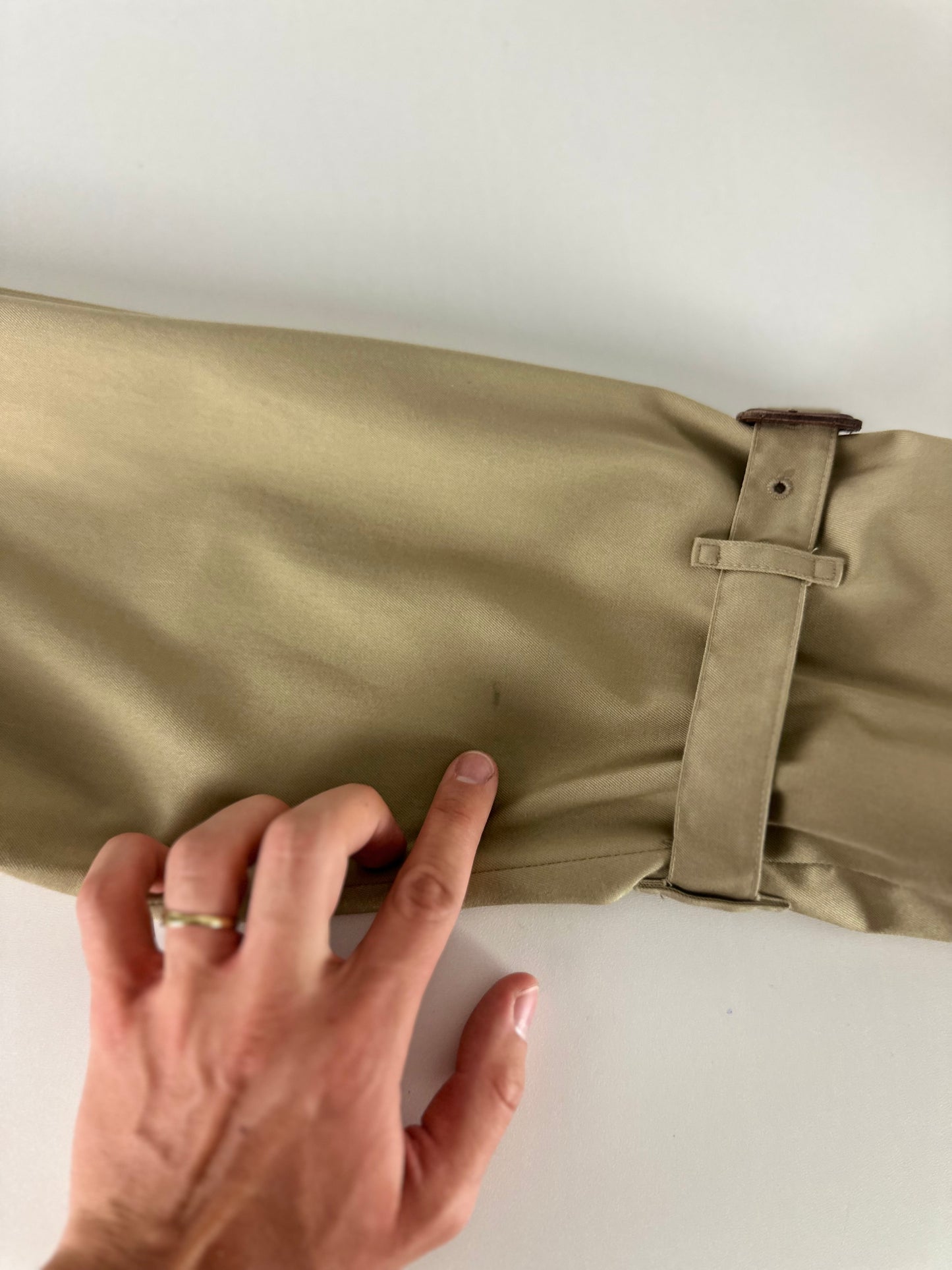 Vintage Burberry Trench Coat Size 14 L