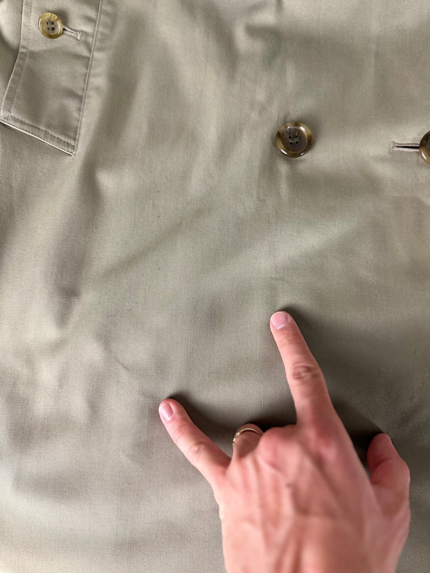 Vintage Burberry Trench Coat Size 14 L