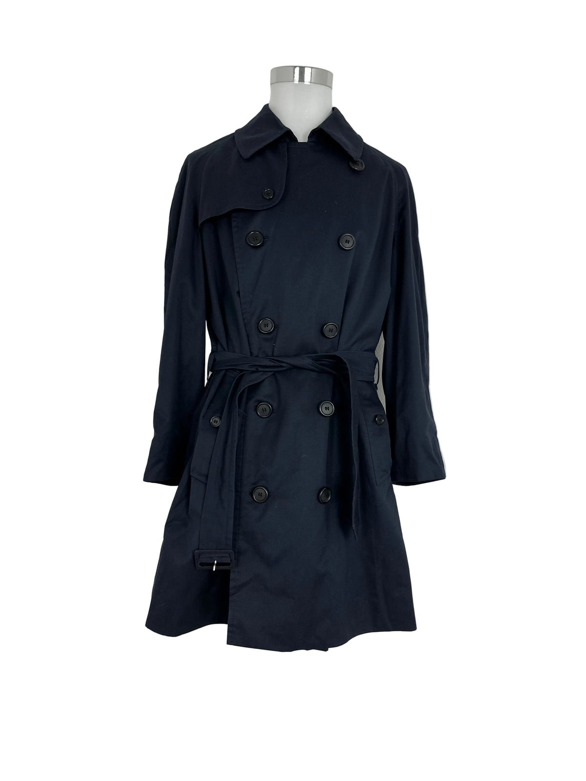 Vintage Burberry Trench Coat Navy Size 50 L