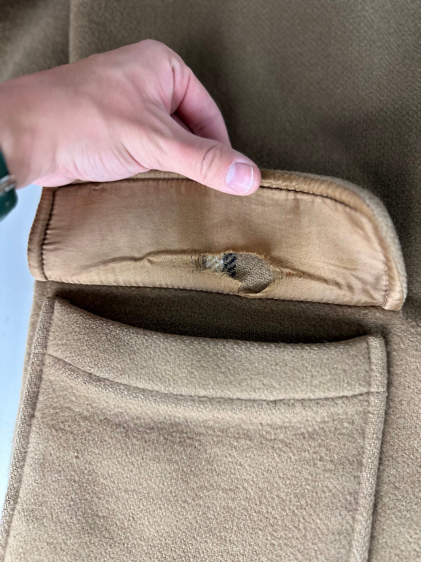 Vintage Burberry Duffle Coat Size 56 XL