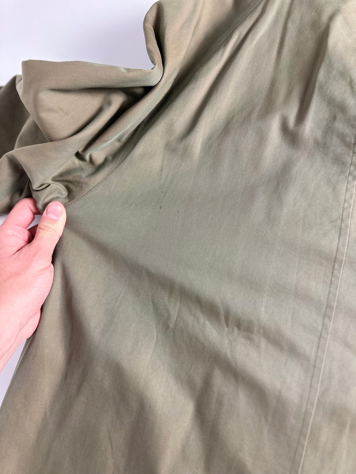 Vintage Burberry Car Coat Khaki Size 46 S