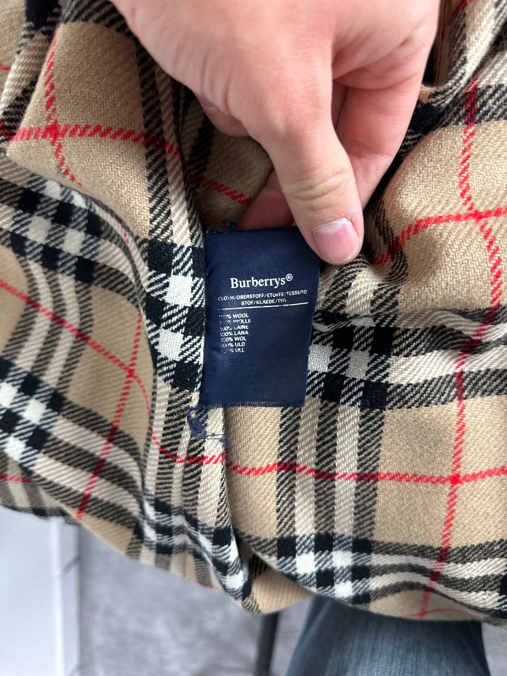 Burberrys Trenchcoat (12/M) including Inlet