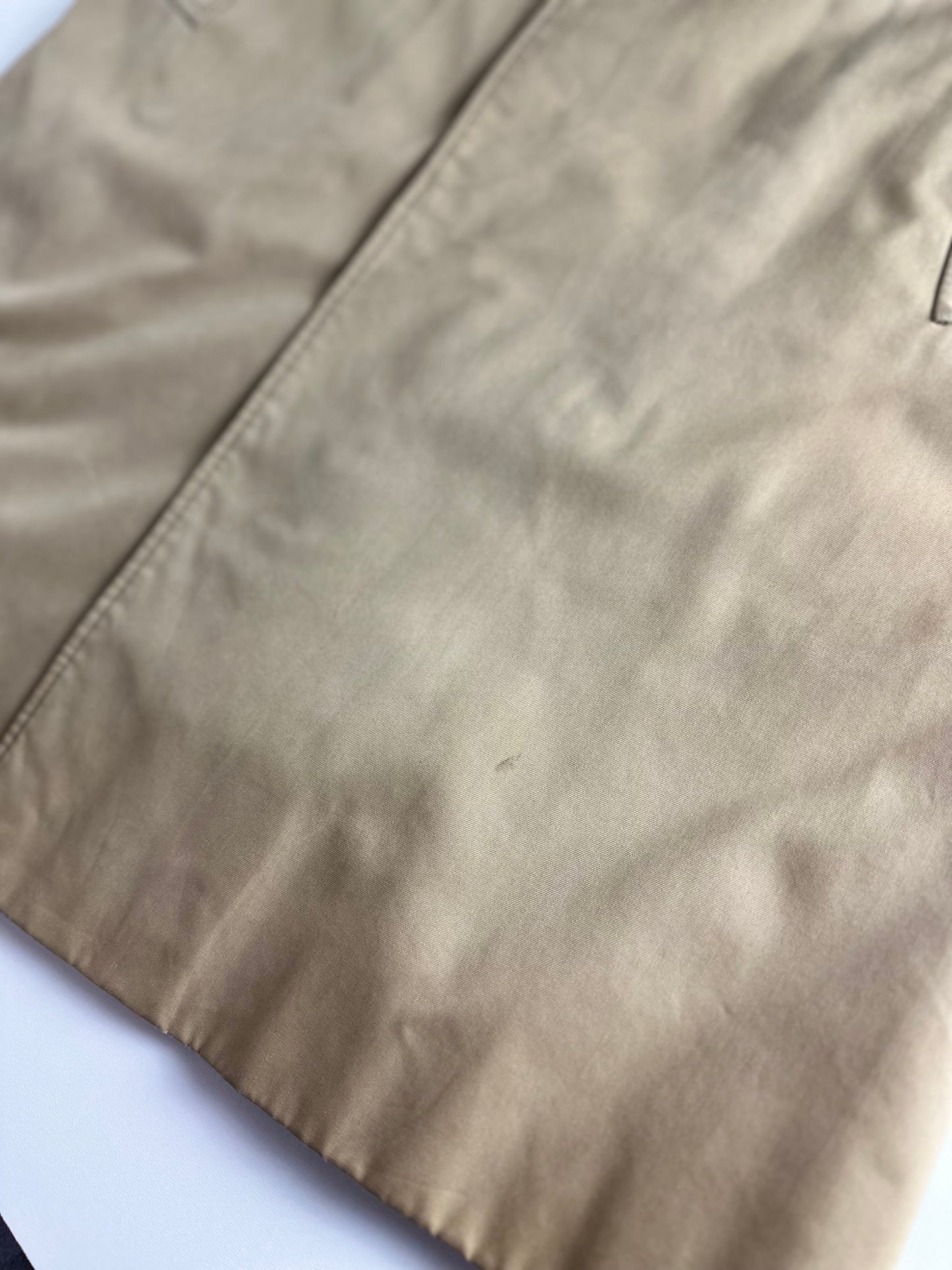 Vintage Burberry Car Coat Beige Size 48 M With Lining