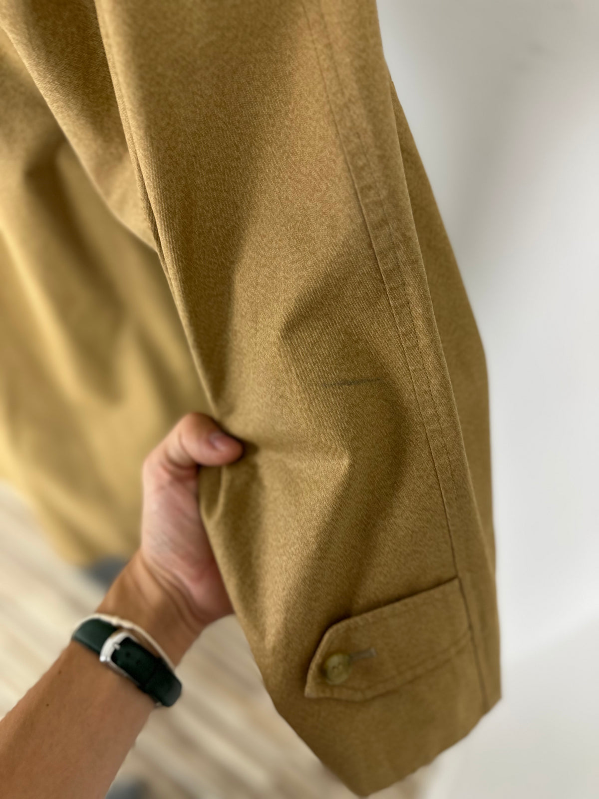 Vintage Burberry Car Coat Mustard Size 56 XL
