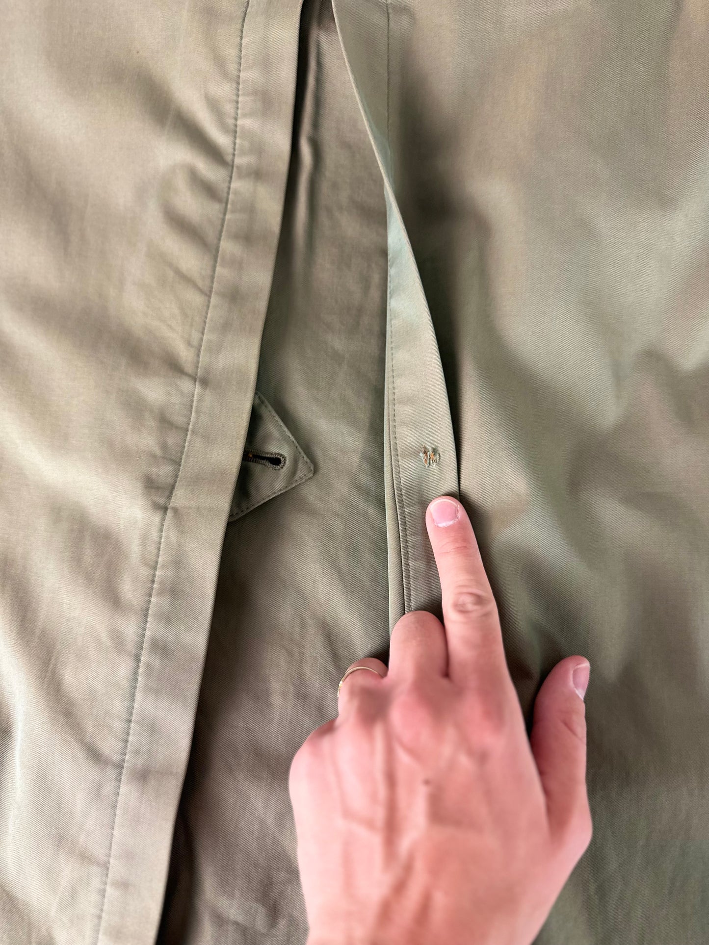 Vintage Burberry Trench Coat Size 50 L