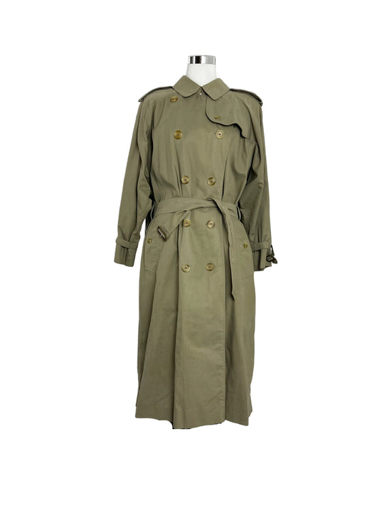 Vintage Burberry Trench Coat Size 16 XL