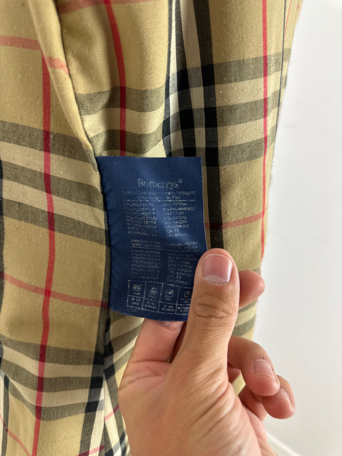 Vintage Burberry Trench Coat Beige Size 10 S