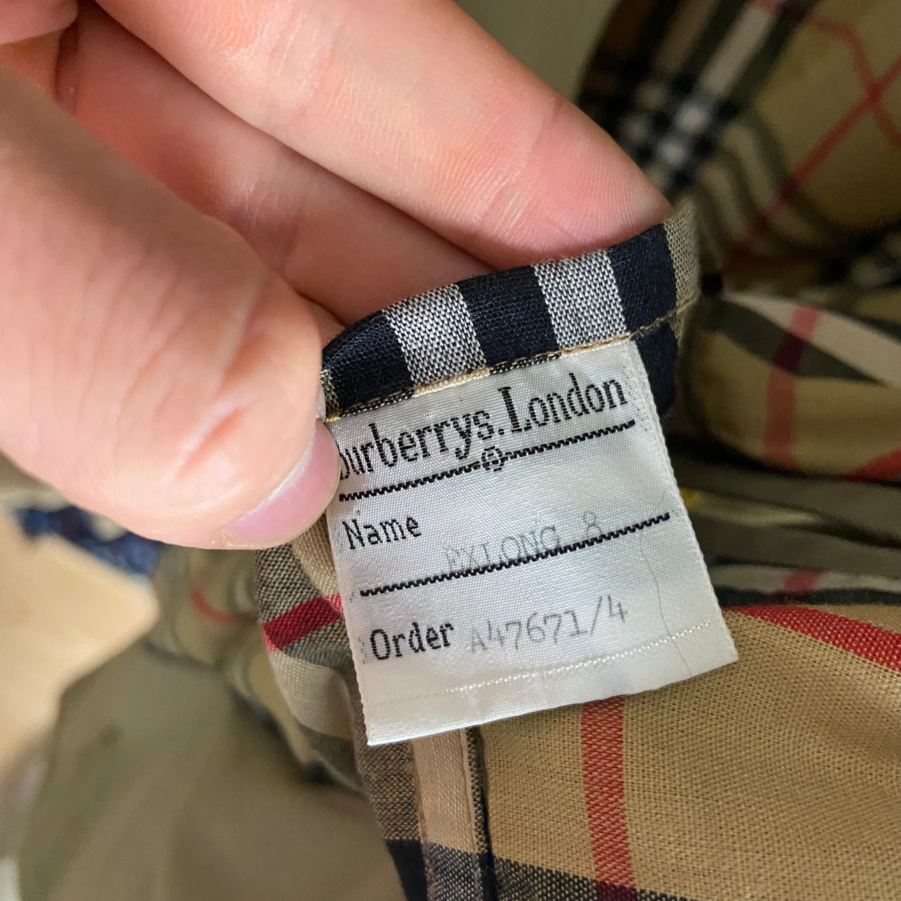 Burberry Trenchcoat Size 8/XS