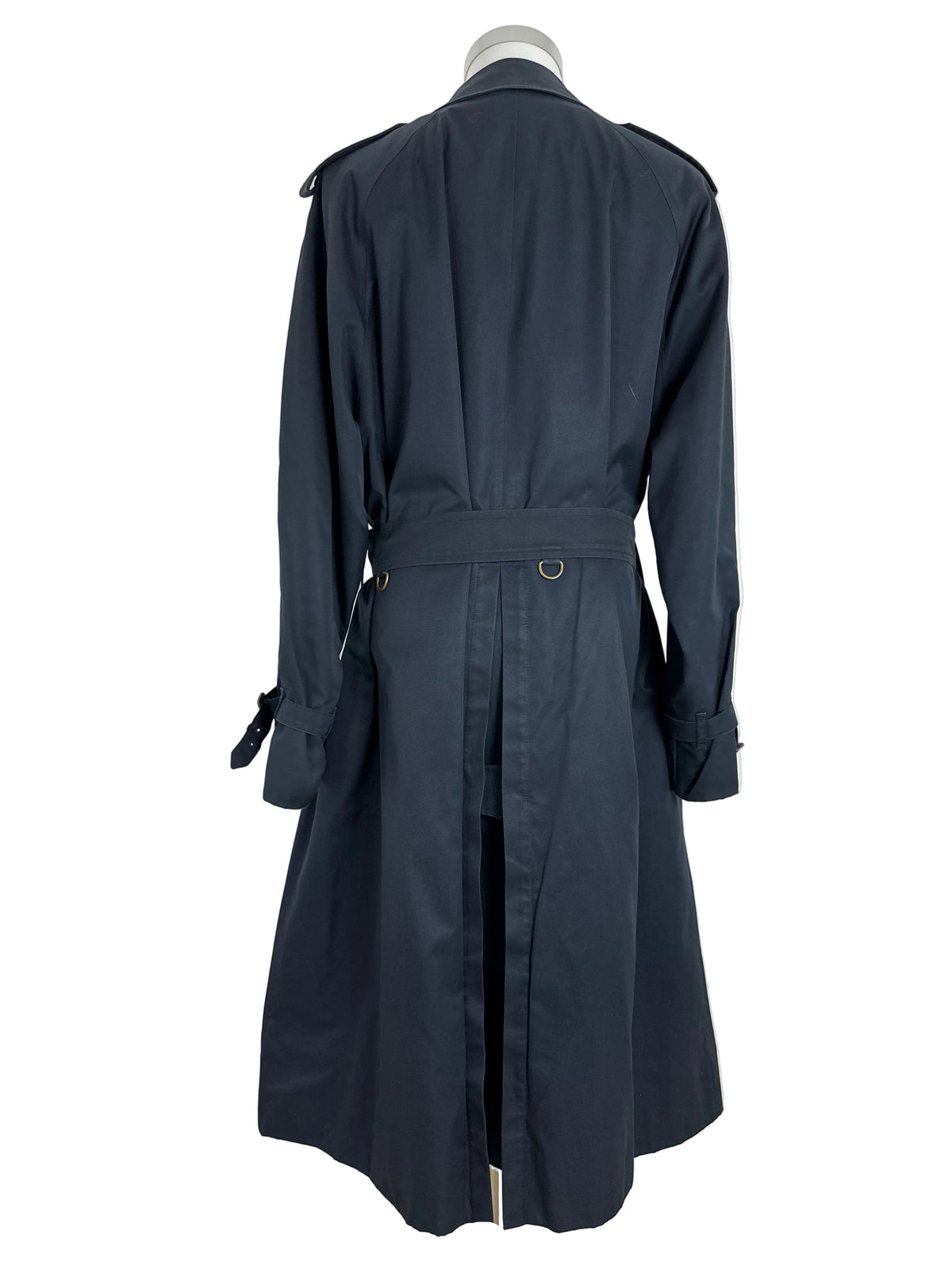 Vintage Burberry Trench Coat Navy Size 60 XXXL
