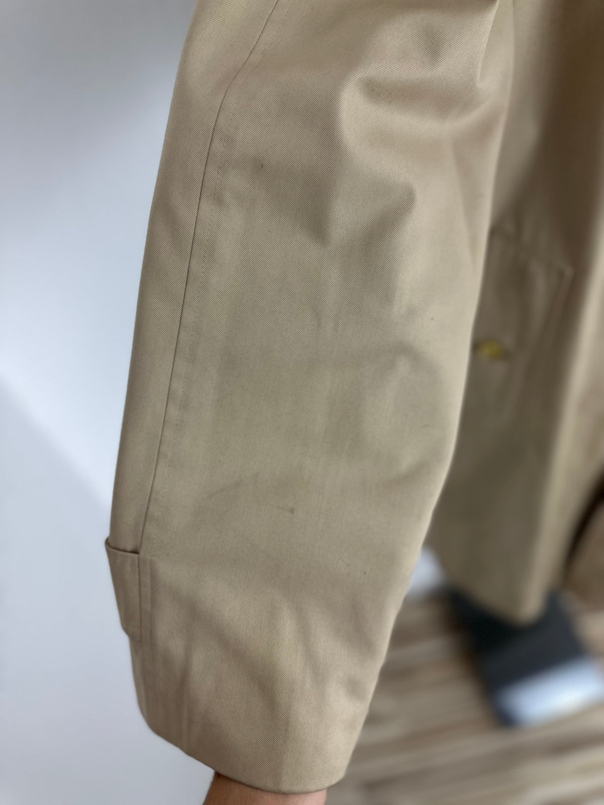 Vintage Burberry Car Coat Beige Size 48 M