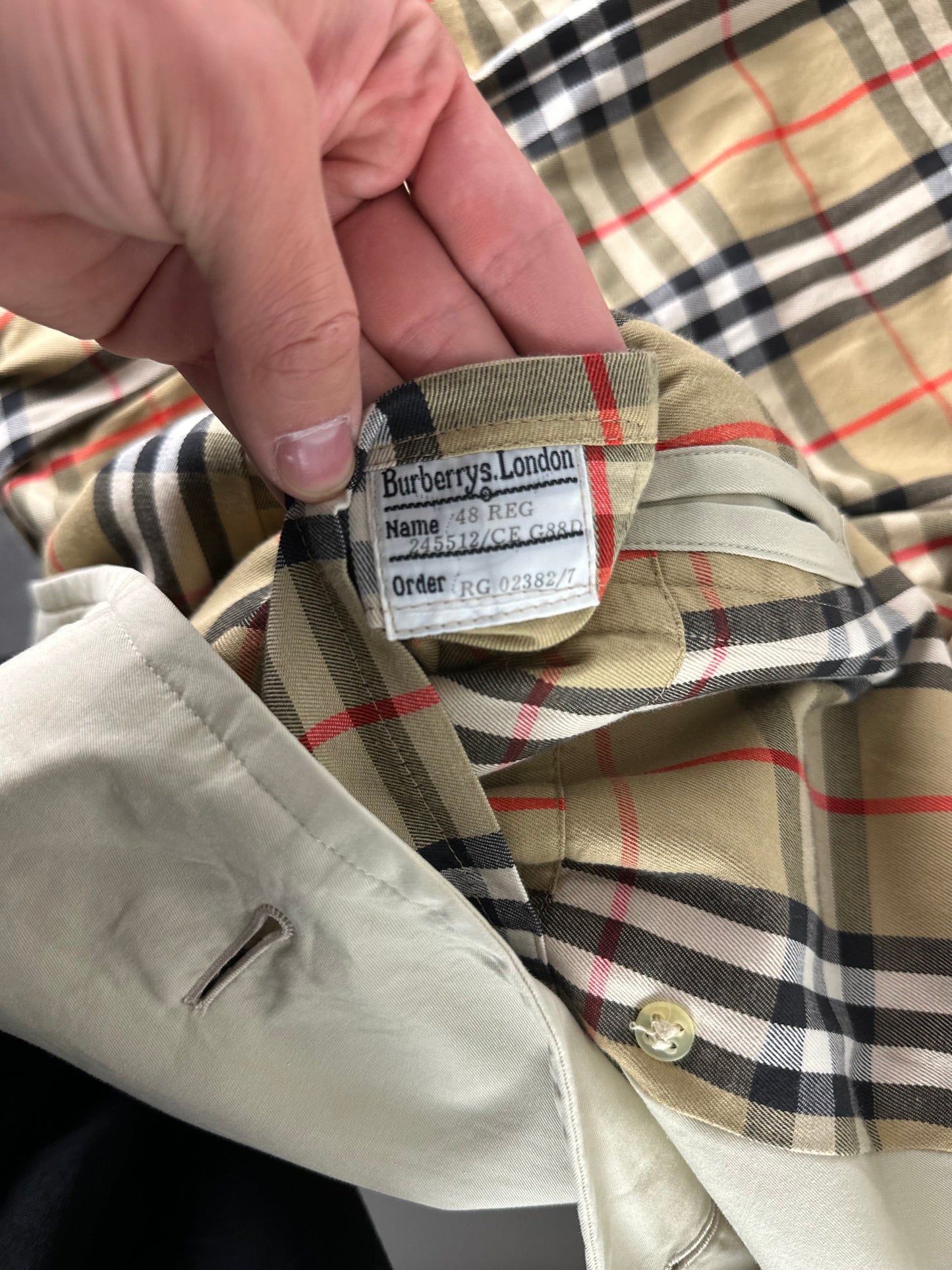 Vintage Burberry Trench Coat Size 50 L