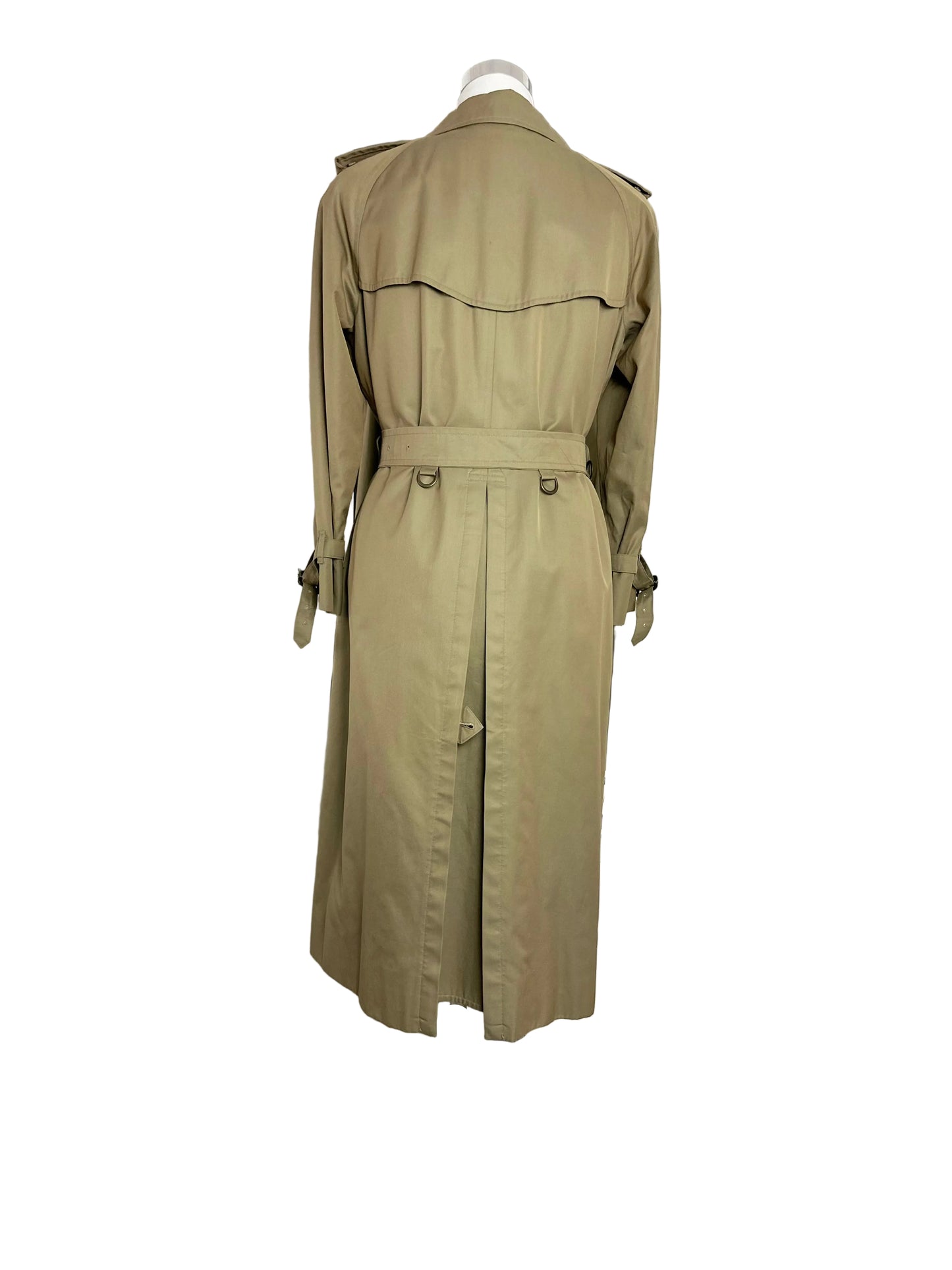 Vintage Burberry Trench Coat Size 10 S With Lining