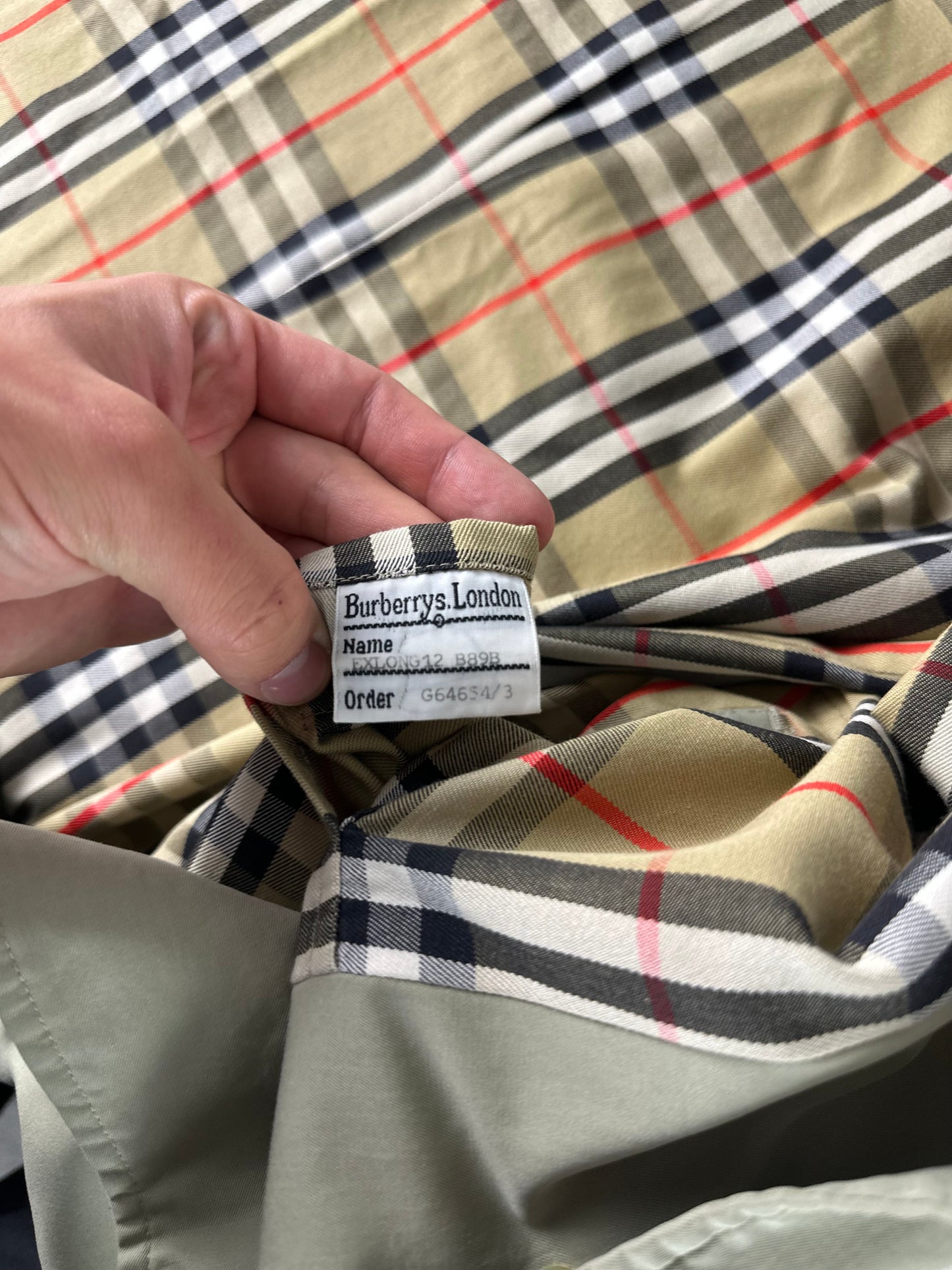 Vintage Burberry Car Coat Size 14 L