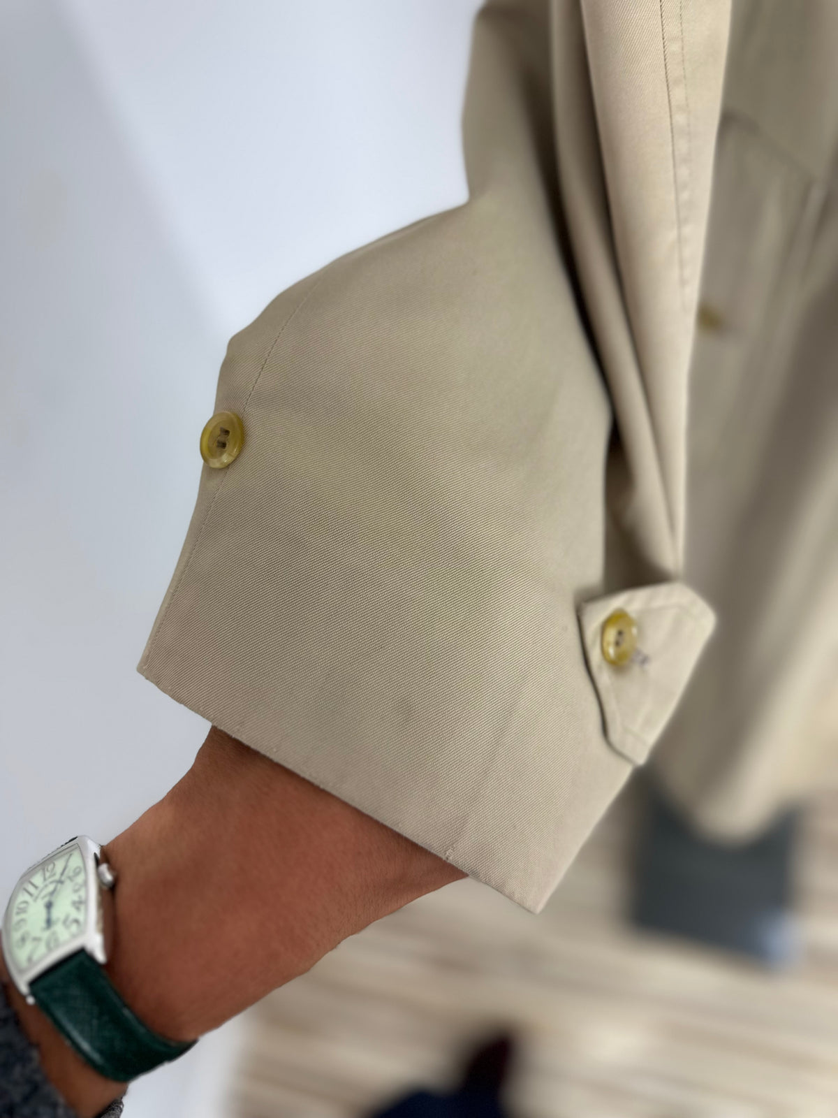 Vintage Burberry Car Coat Beige Size 52 L