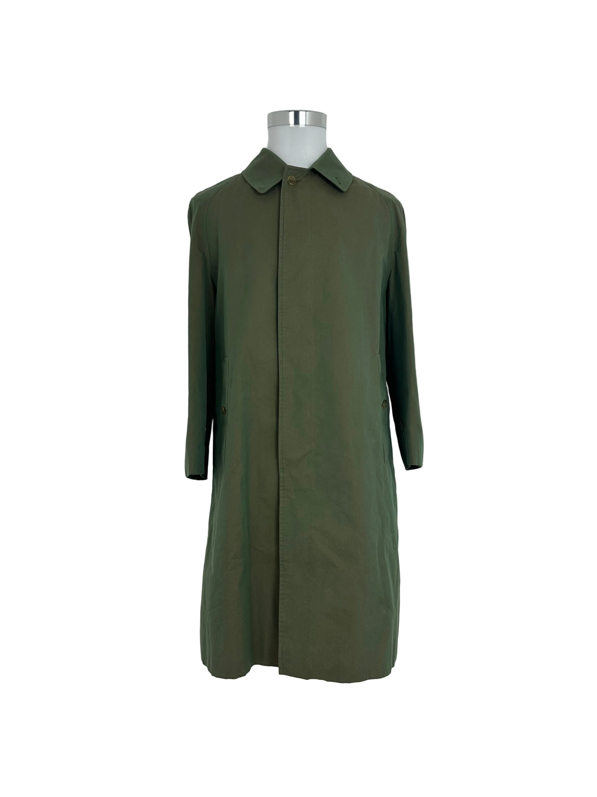 Vintage Burberry Car Coat Khaki Size 46 S