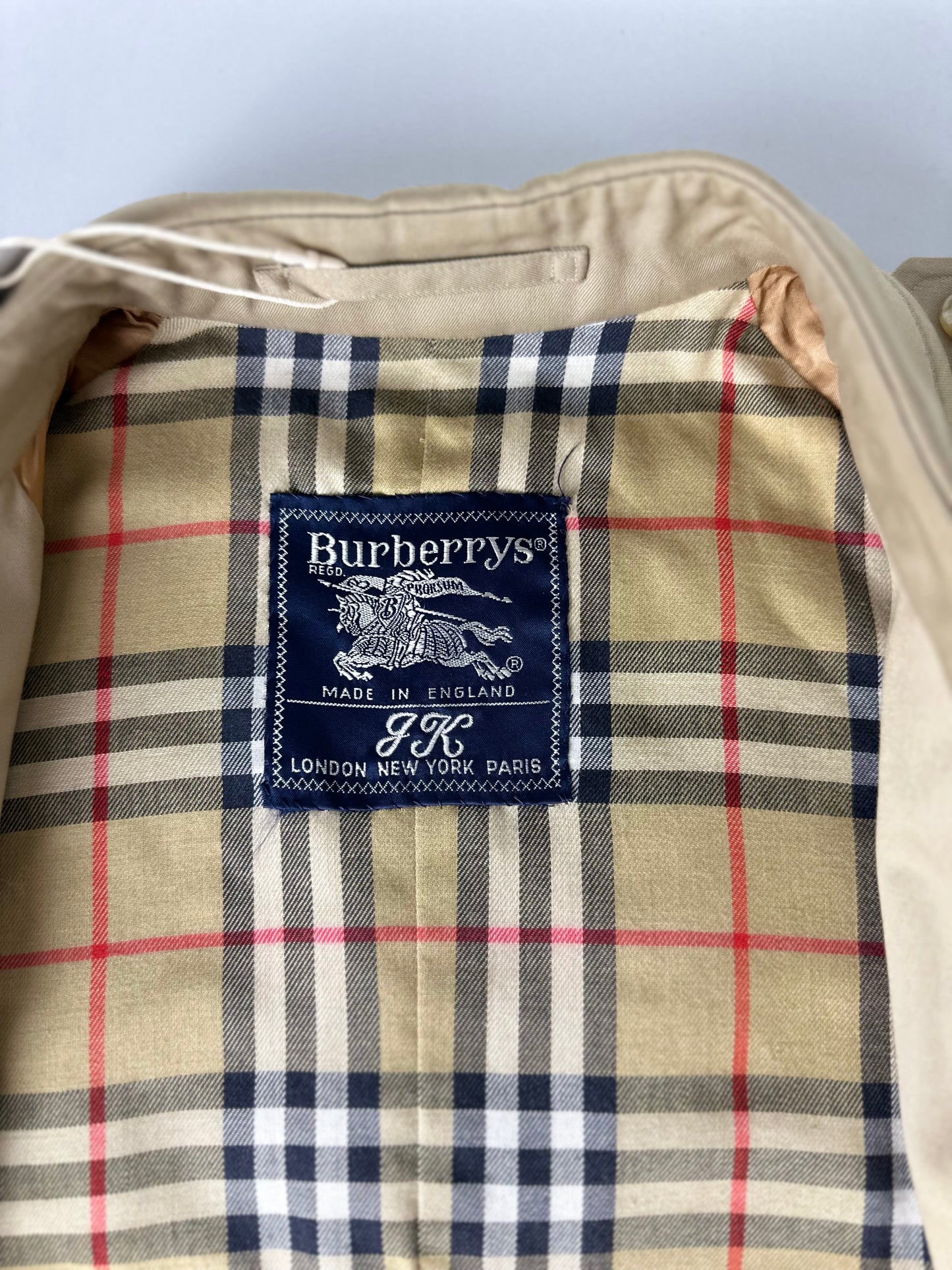 Vintage Burberry Trench Coat Size 10 S