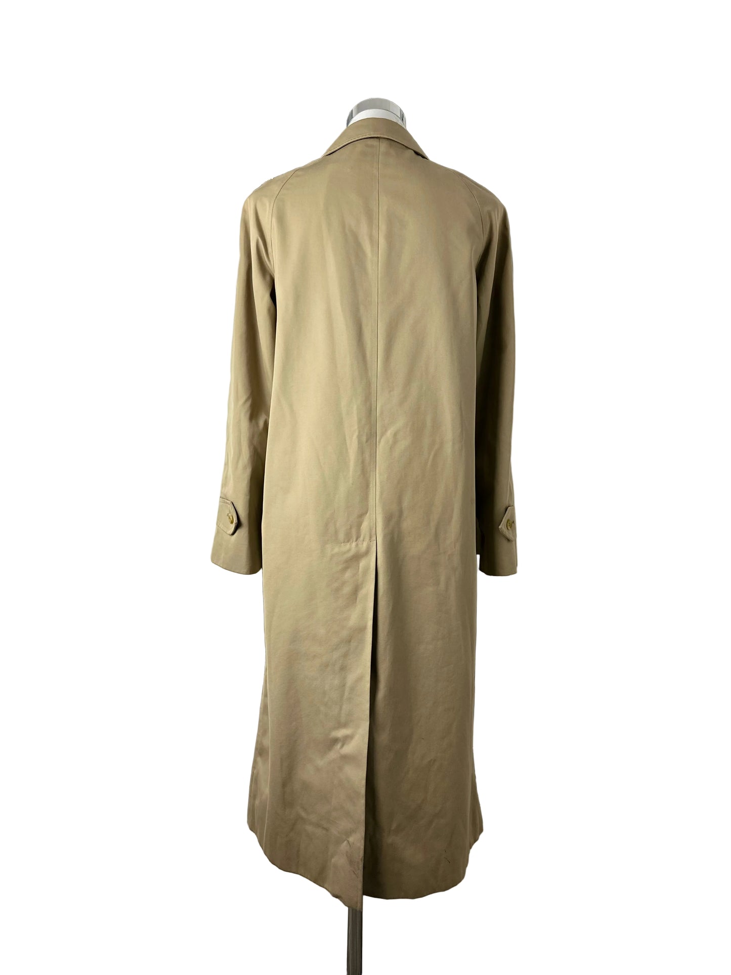 Vintage Burberry Car Coat Beige Size 6 XXS