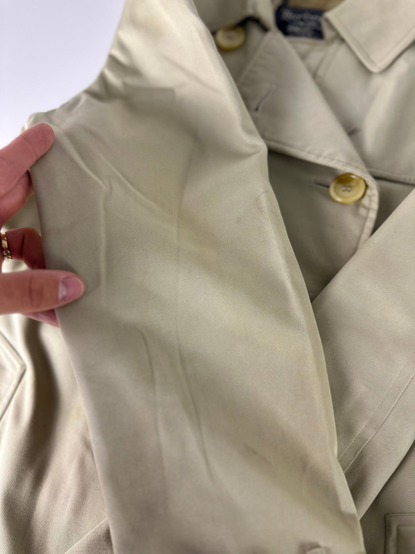 Vintage Burberry Trench Coat Size 10 S