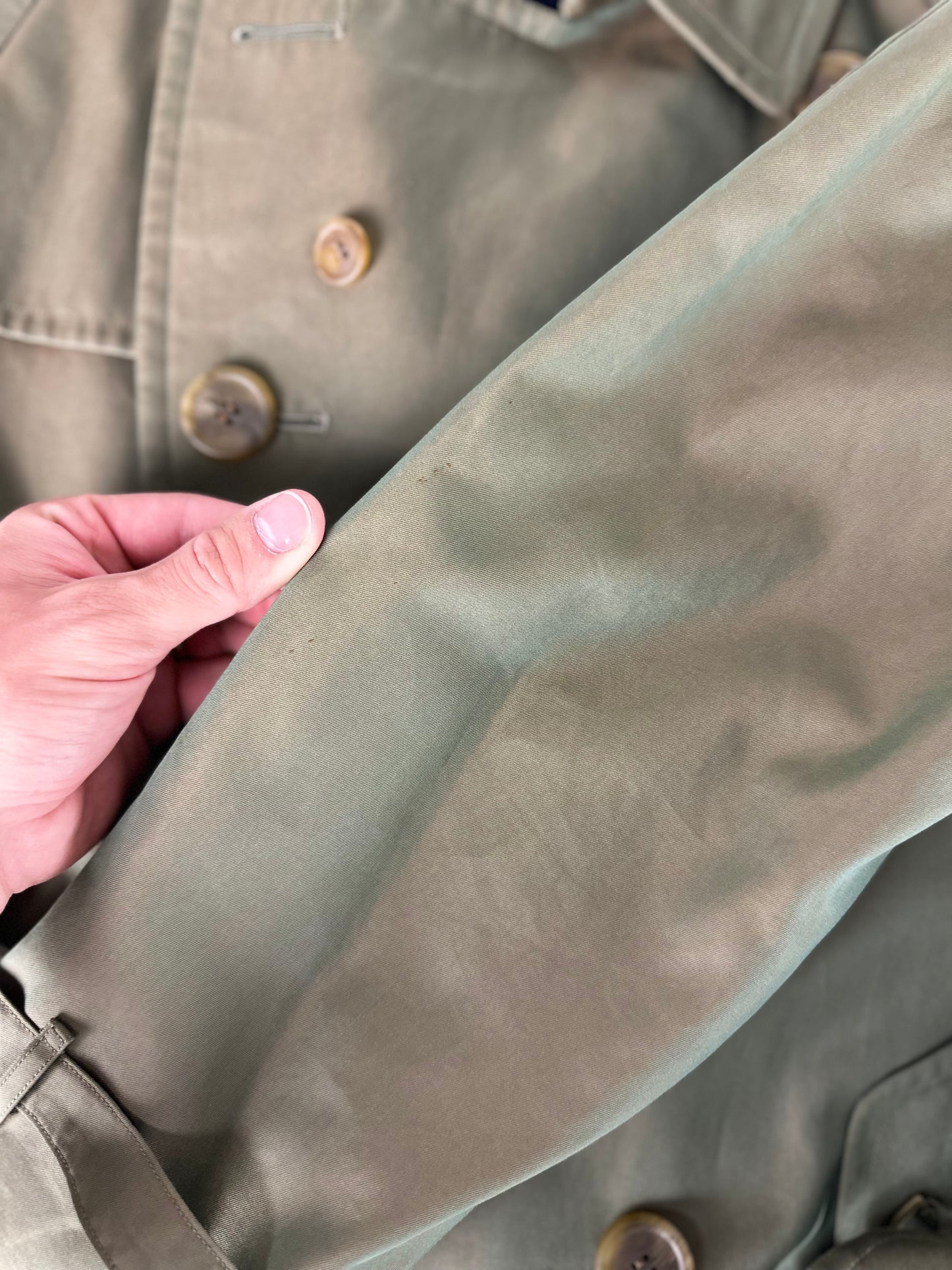 Vintage Burberry Trench Coat Size 46 S