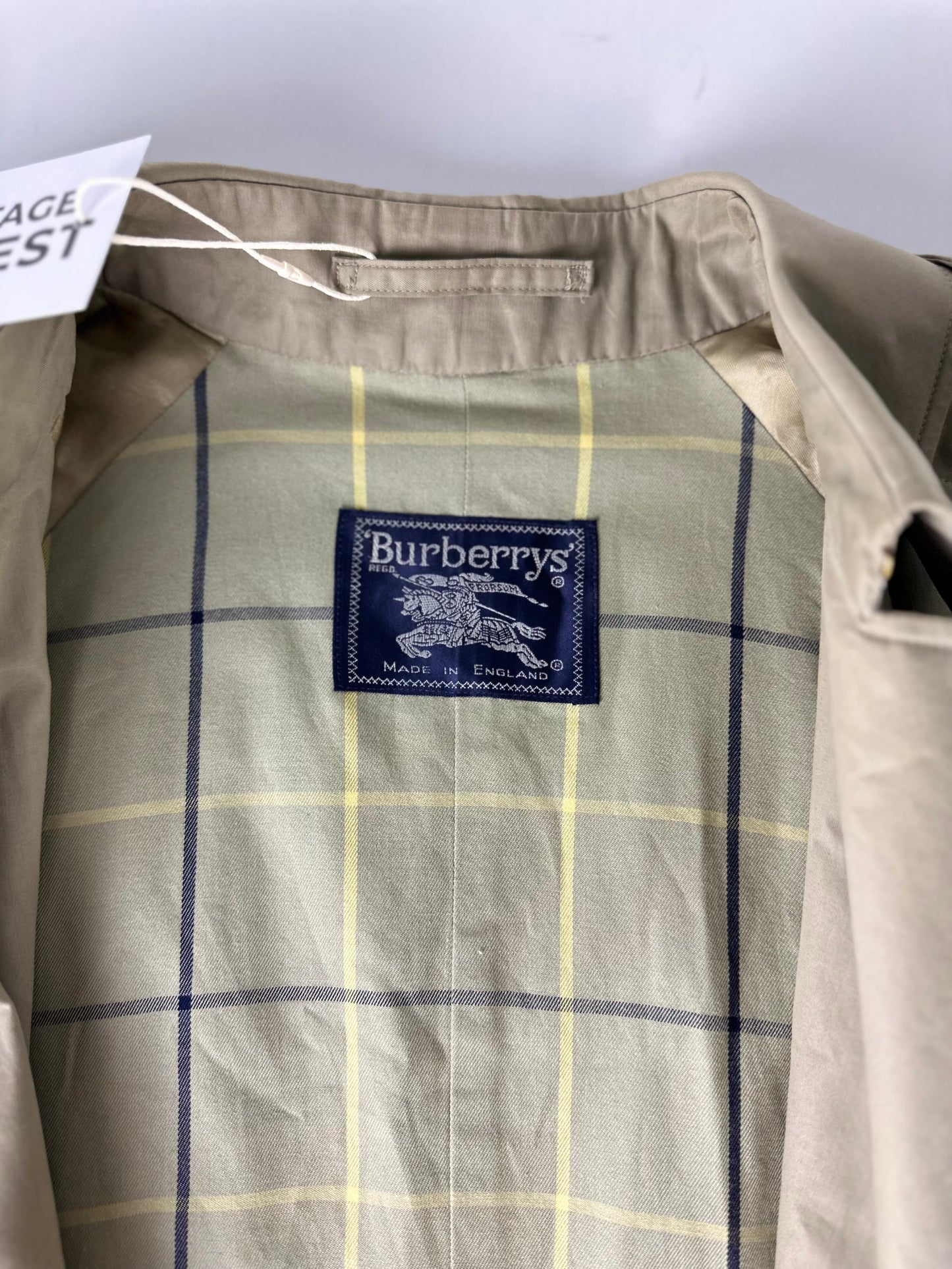 Vintage Burberry Trench Coat Size 16 XL