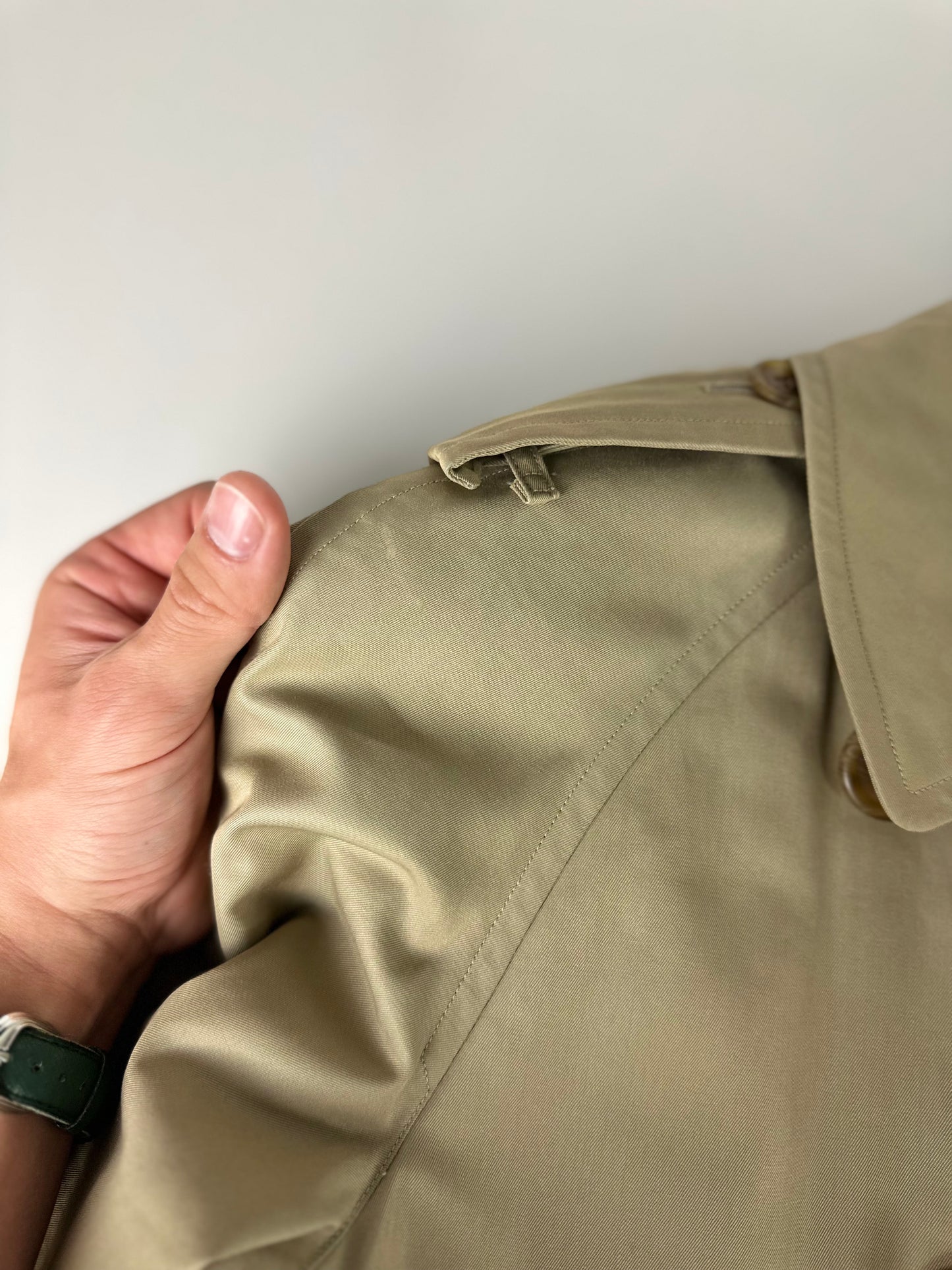Vintage Burberry Trench Coat Size 10 S With Lining