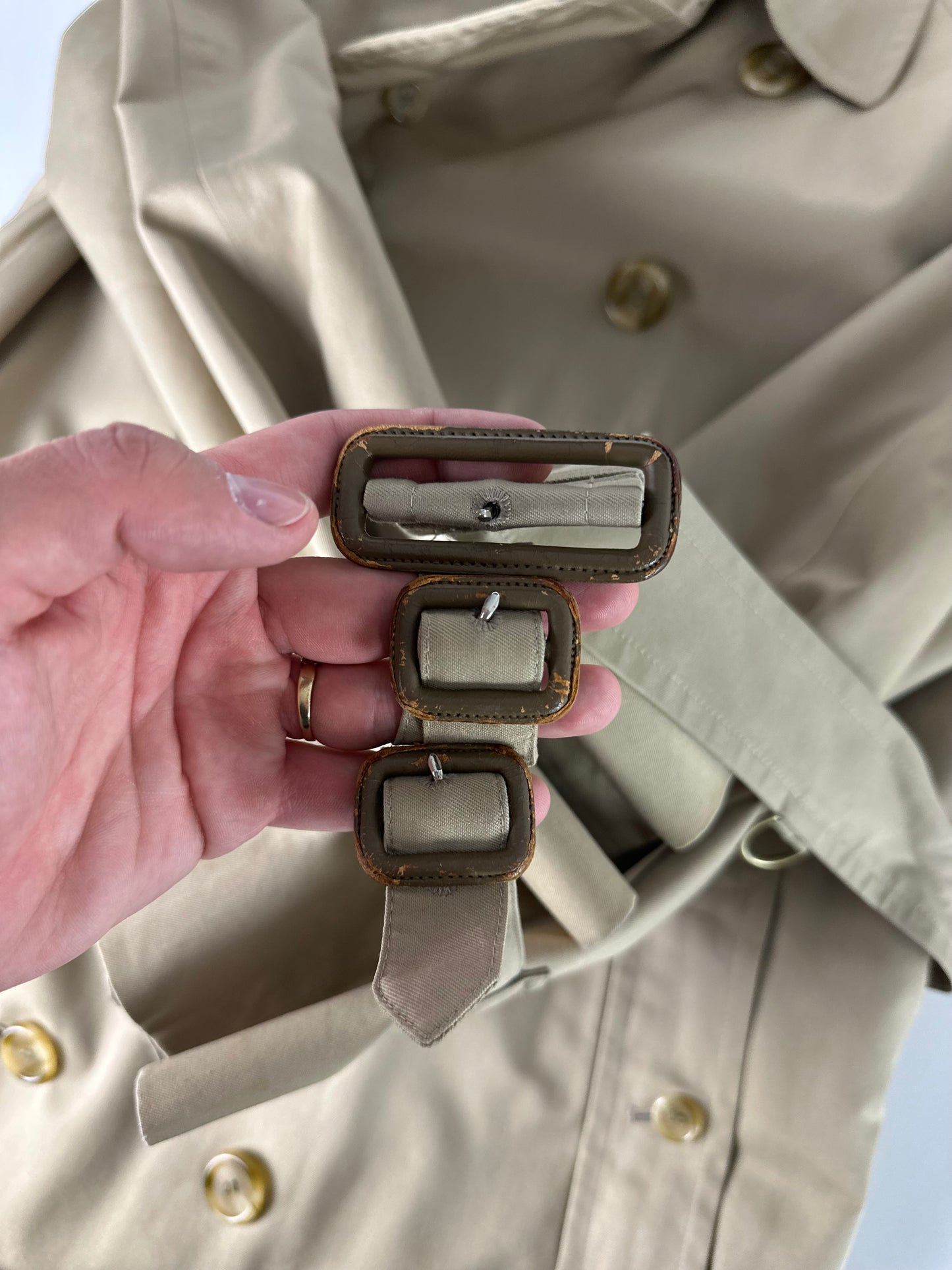 Vintage Burberry Trench Coat Size 52 L
