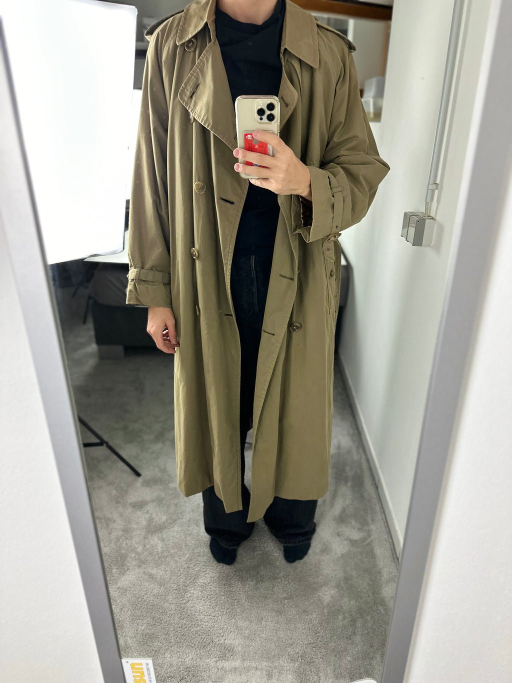 Burberrys Trenchcoat (54/XL) including Inlet