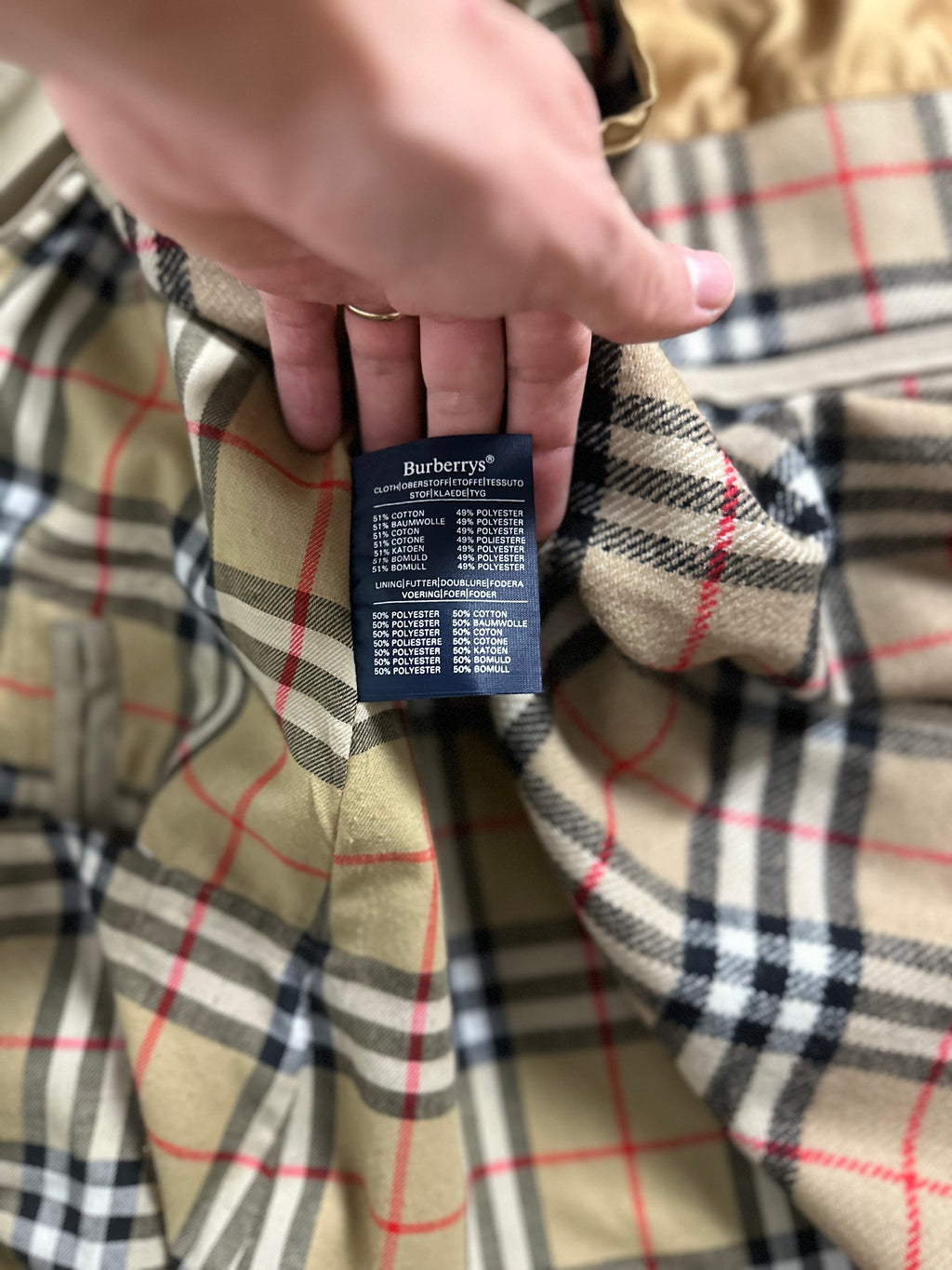 Burberrys Carcoat (12/M) including Inlet
