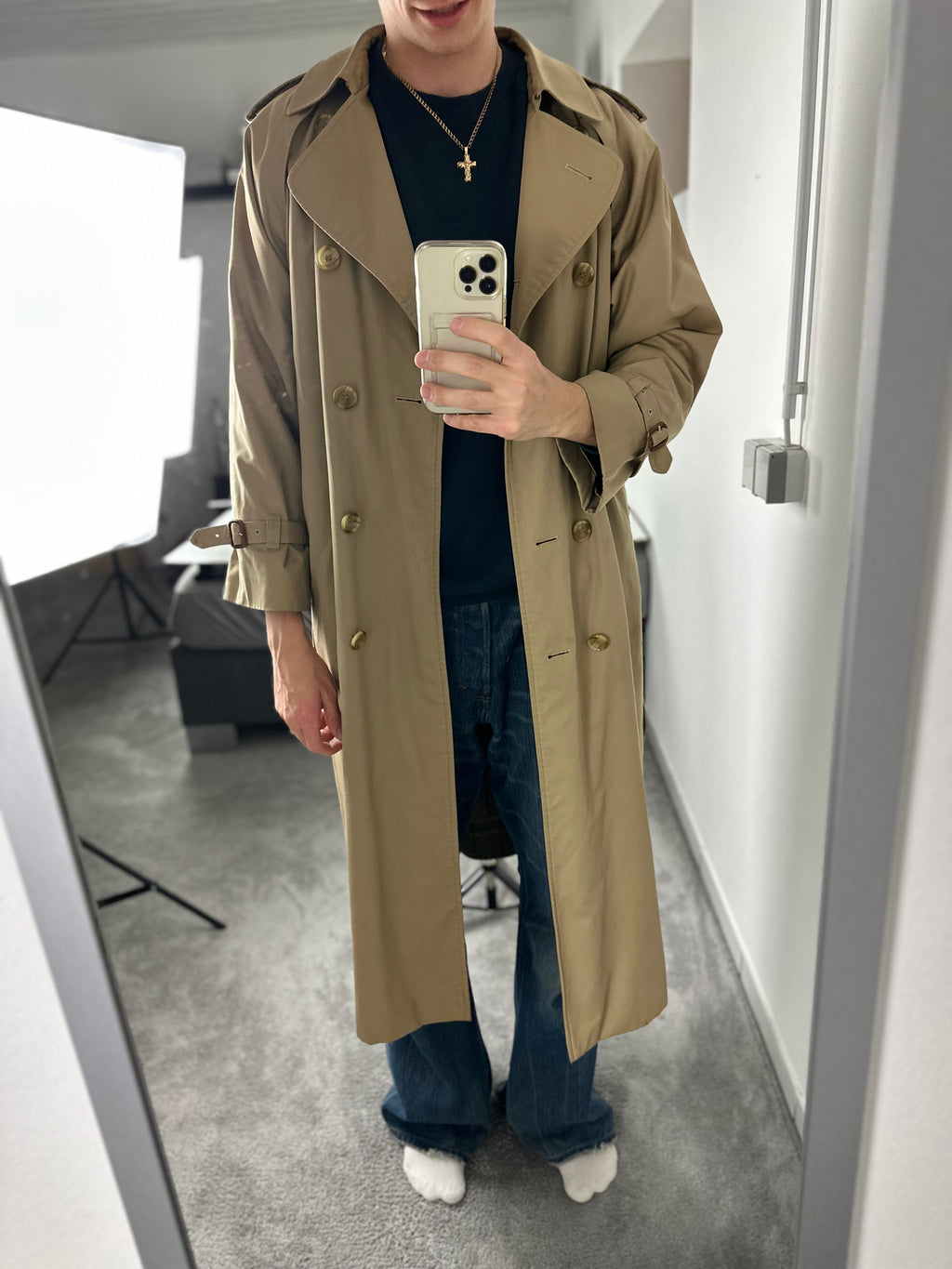 Burberrys Trenchcoat (14/L) including Inlet