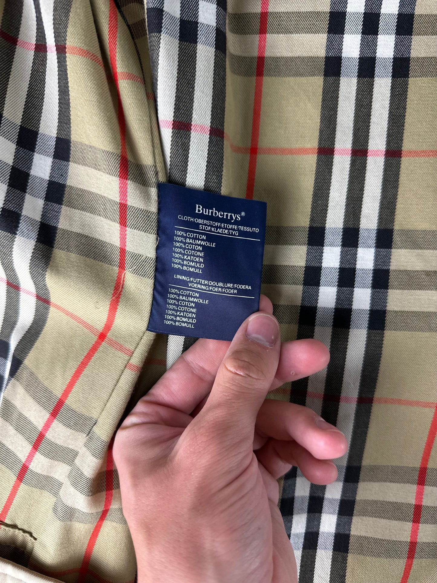 Vintage Burberry Trench Coat Size 50 L