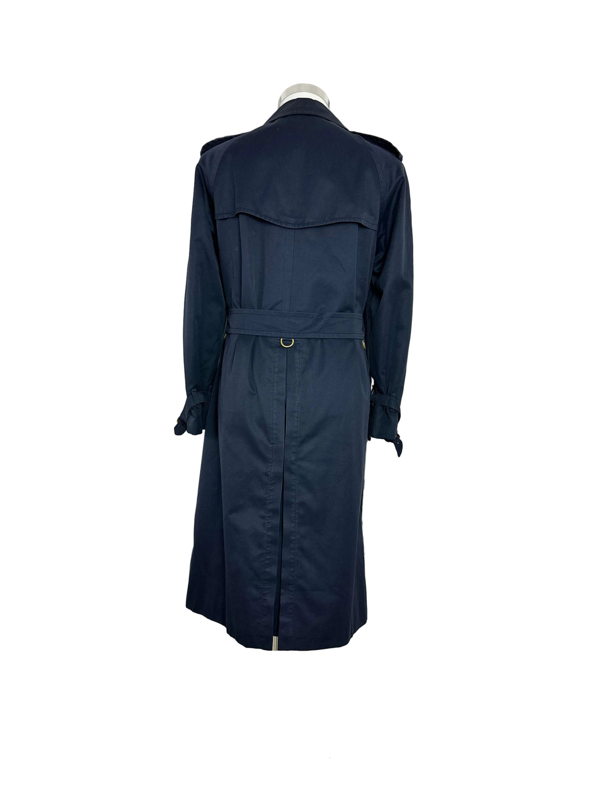 Vintage Burberry Trench Coat Navy Size 46 S