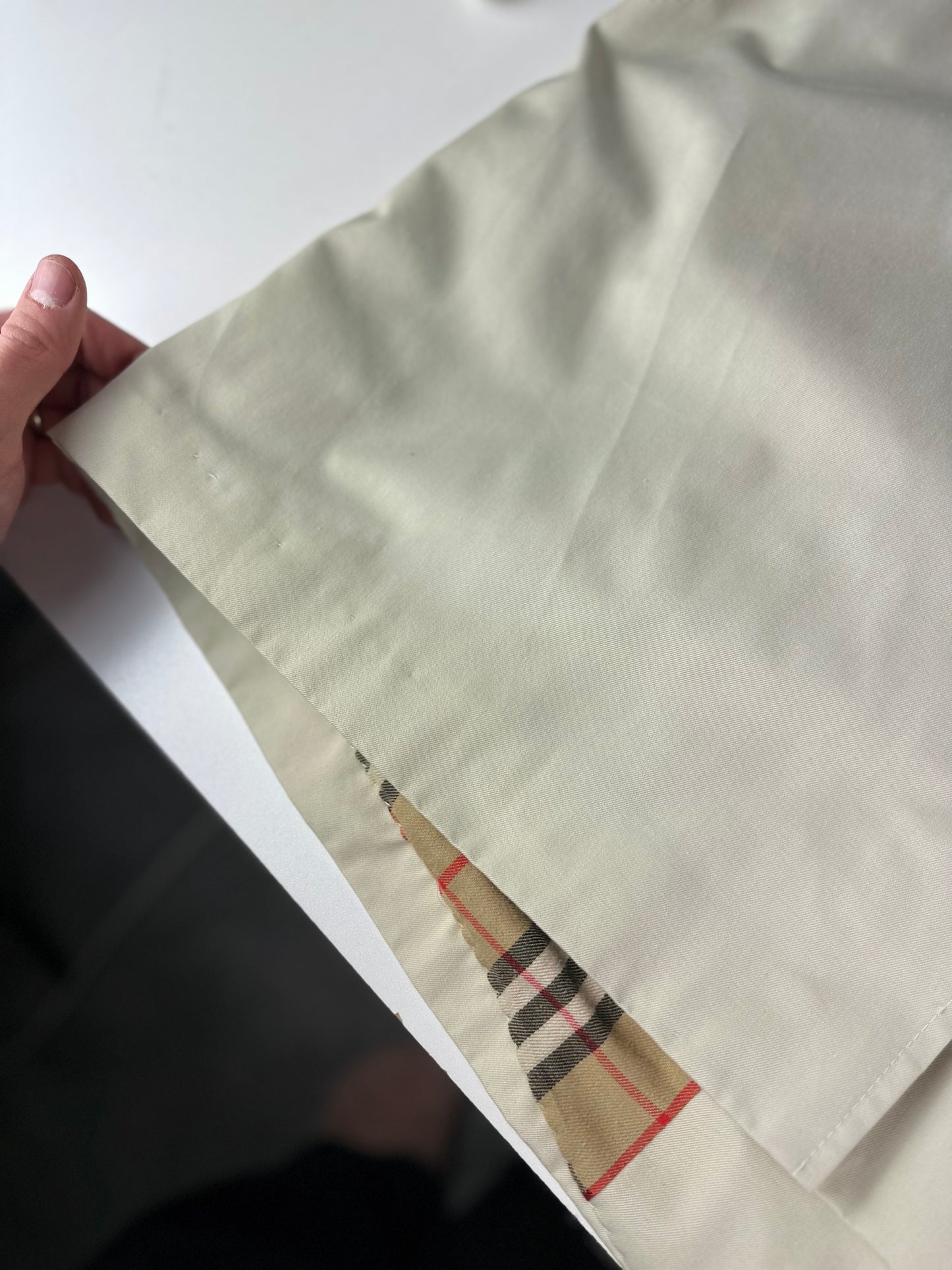 Vintage Burberry Car Coat Creme 52 L