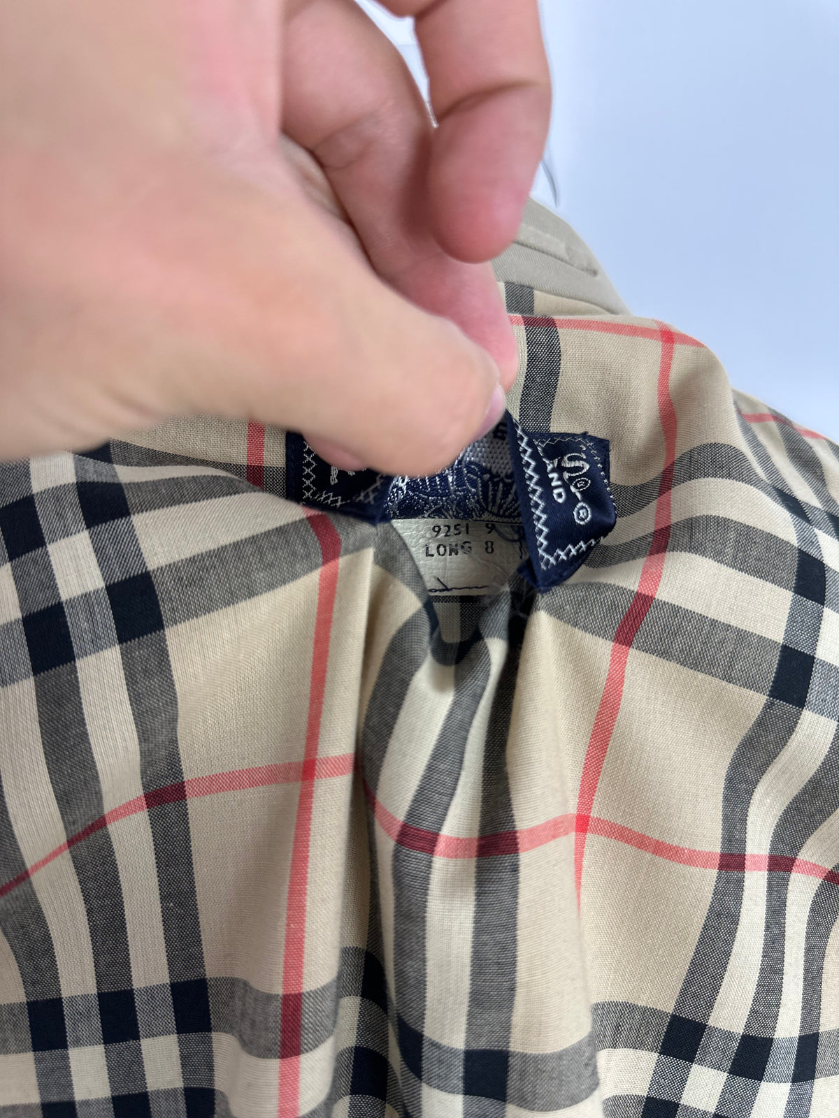 Vintage Burberry Car Coat Beige Size 10 S