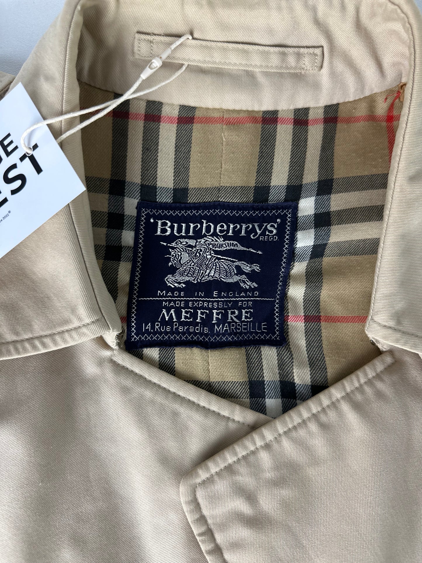 Vintage Burberry Trench Coat Size 12 M