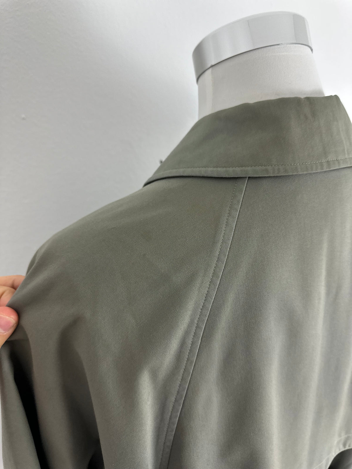 Vintage Burberry Trench Coat Grey Size 14 L