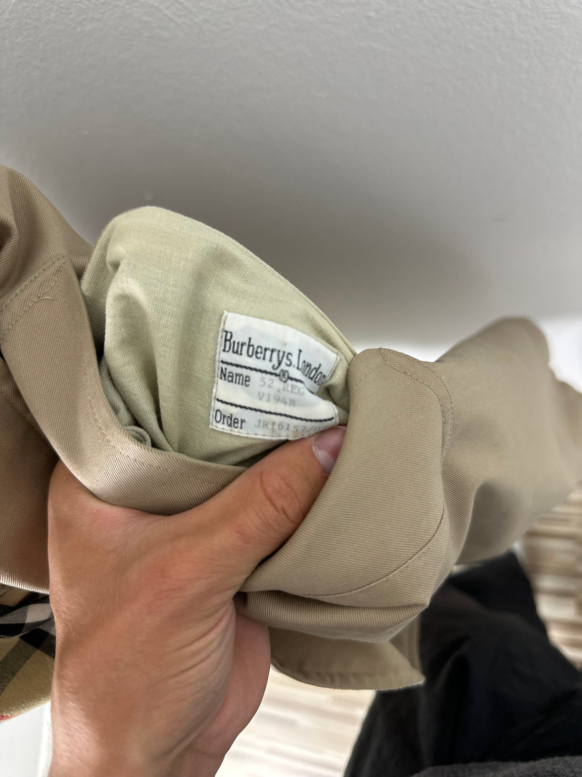 Vintage Burberry Trench Coat Beige Size 56 XL