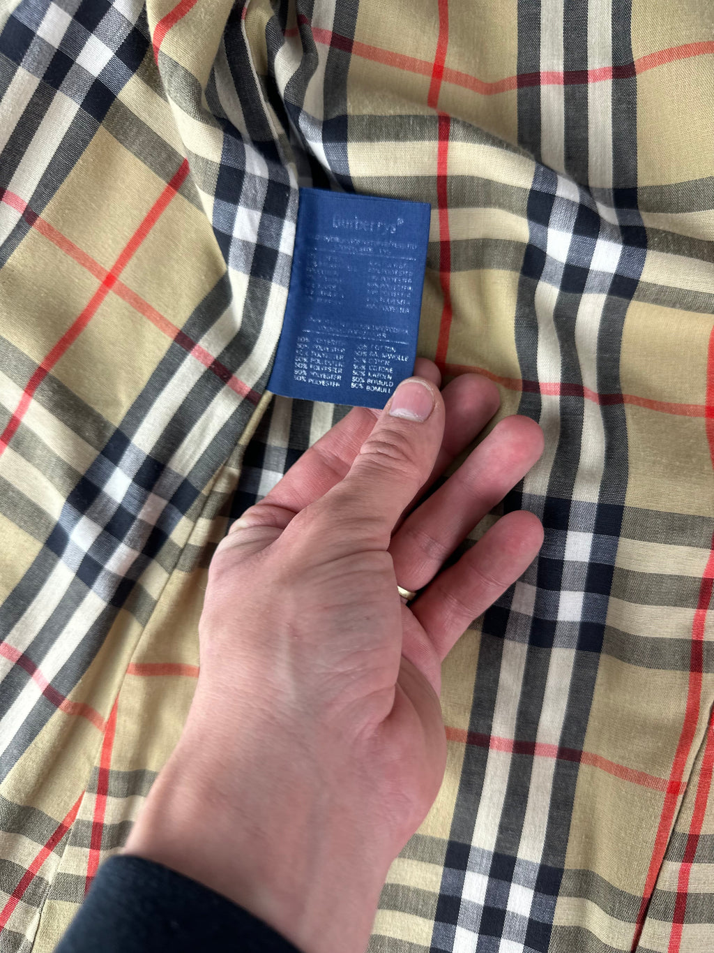 Burberrys Trenchcoat (4/XXXS) including Inlet