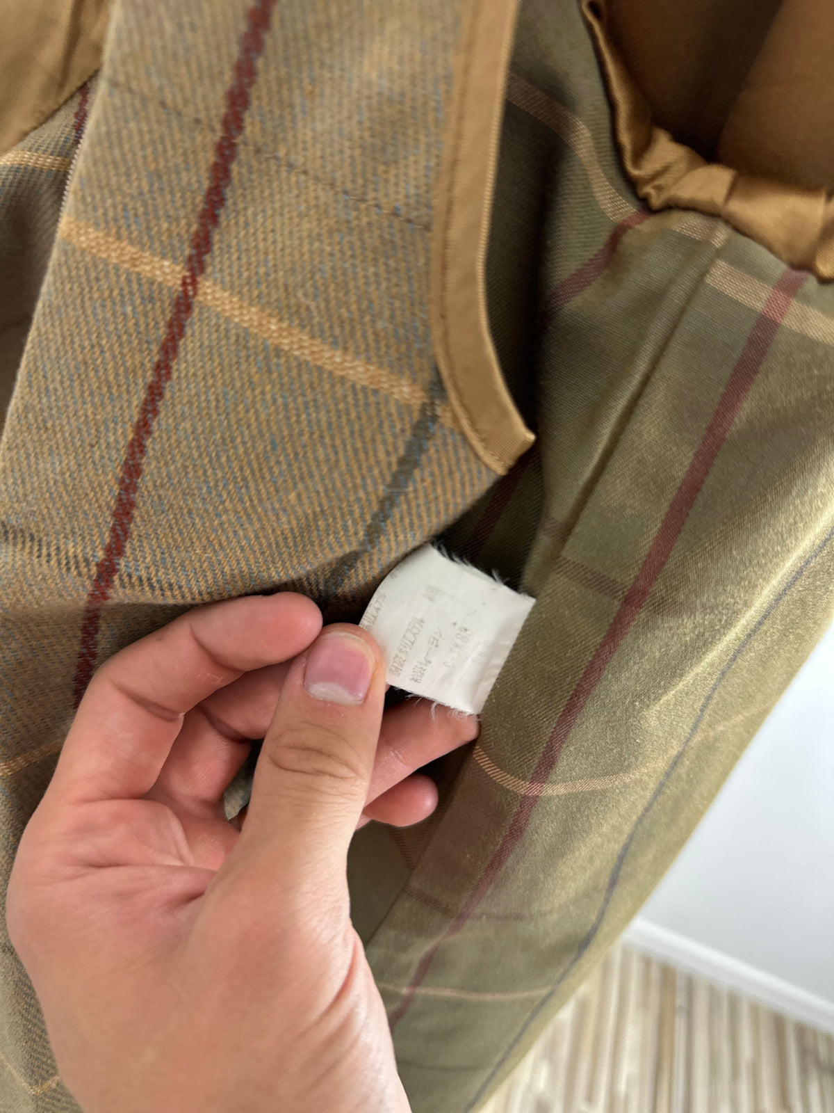 Vintage Burberry Car Coat Beige Size 48 M With Lining
