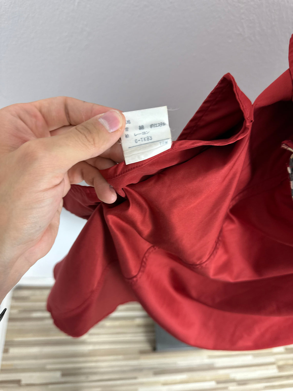 Vintage Burberry Trench Coat Red Size 14 L