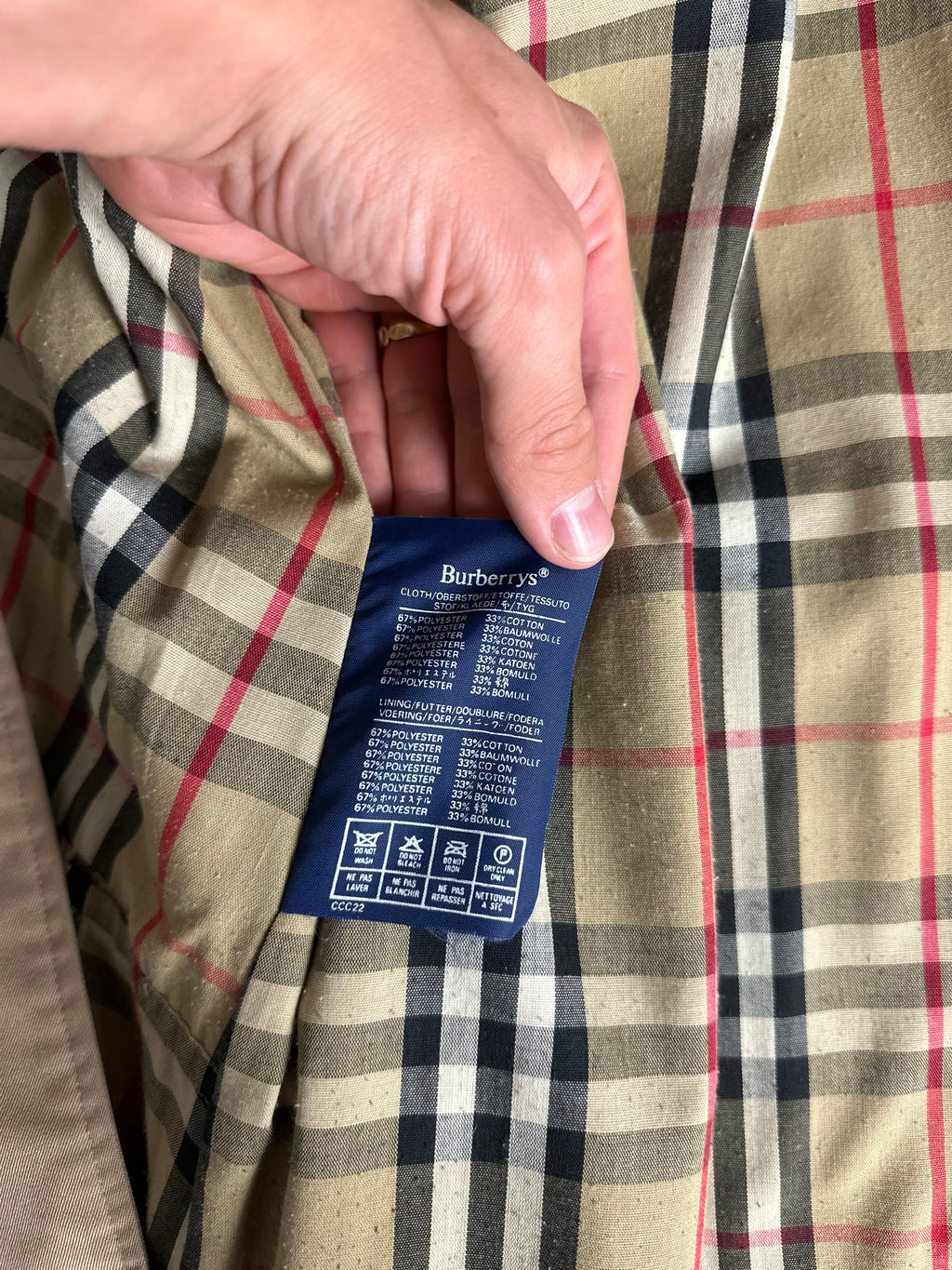 Burberrys Trenchcoat (8/XS)