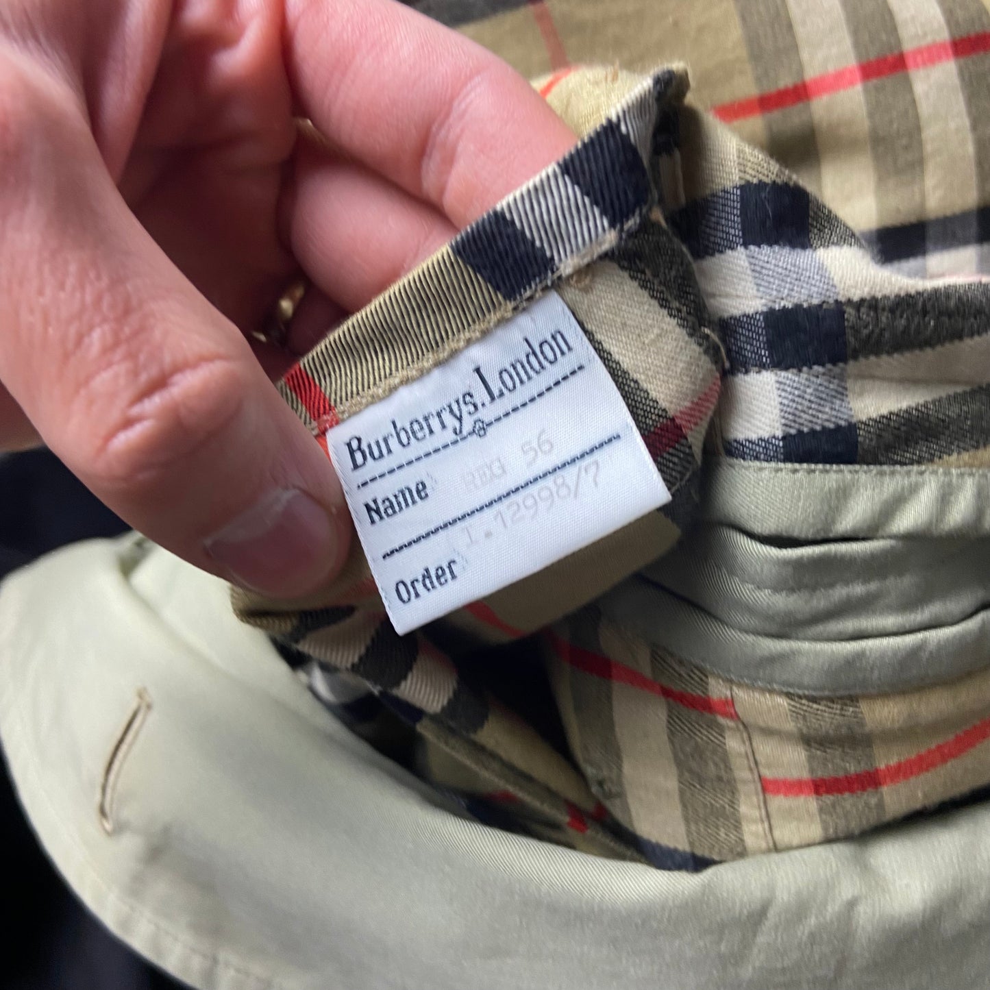 Burberry Trenchcoat Size 56/XL