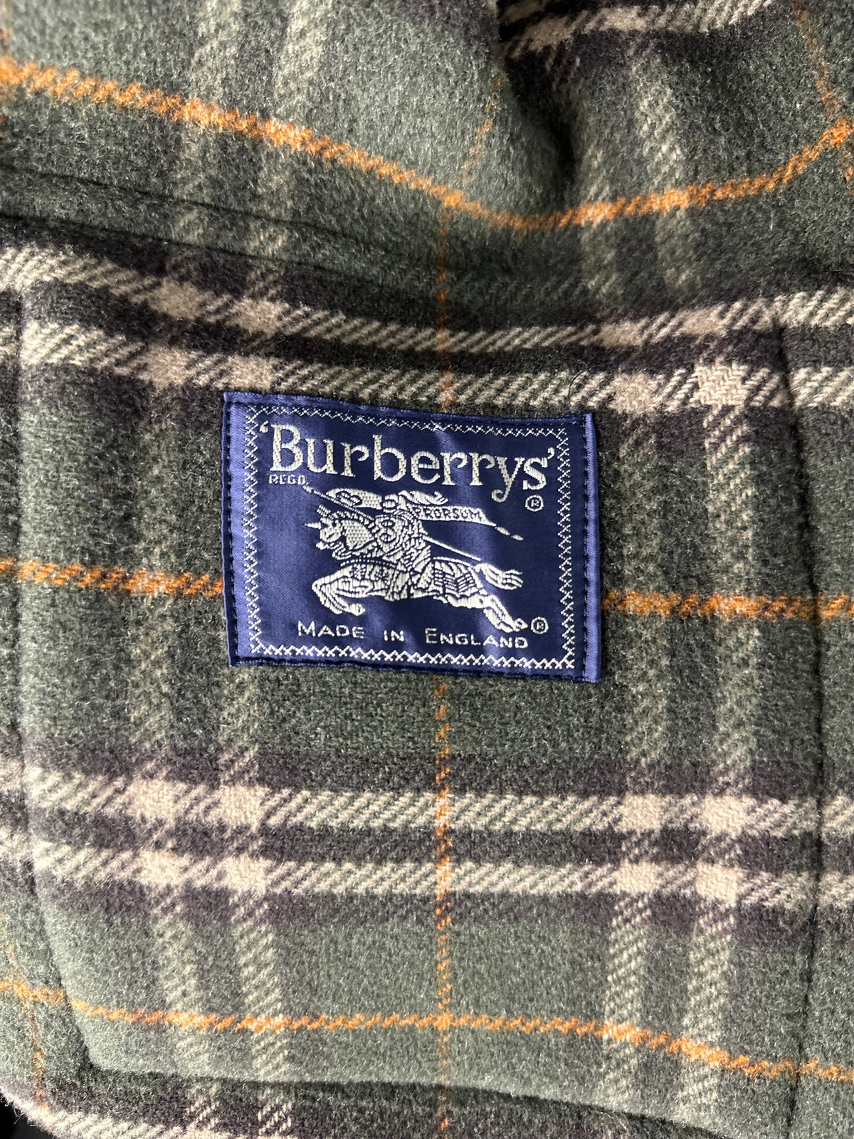 Vintage Burberry Duffle Coat Khaki Size 54 XL