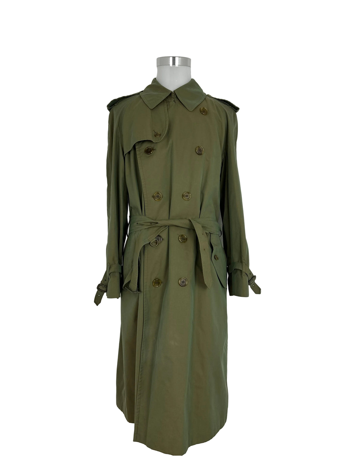 Vintage Burberry Trench Coat Khaki Size 52 L