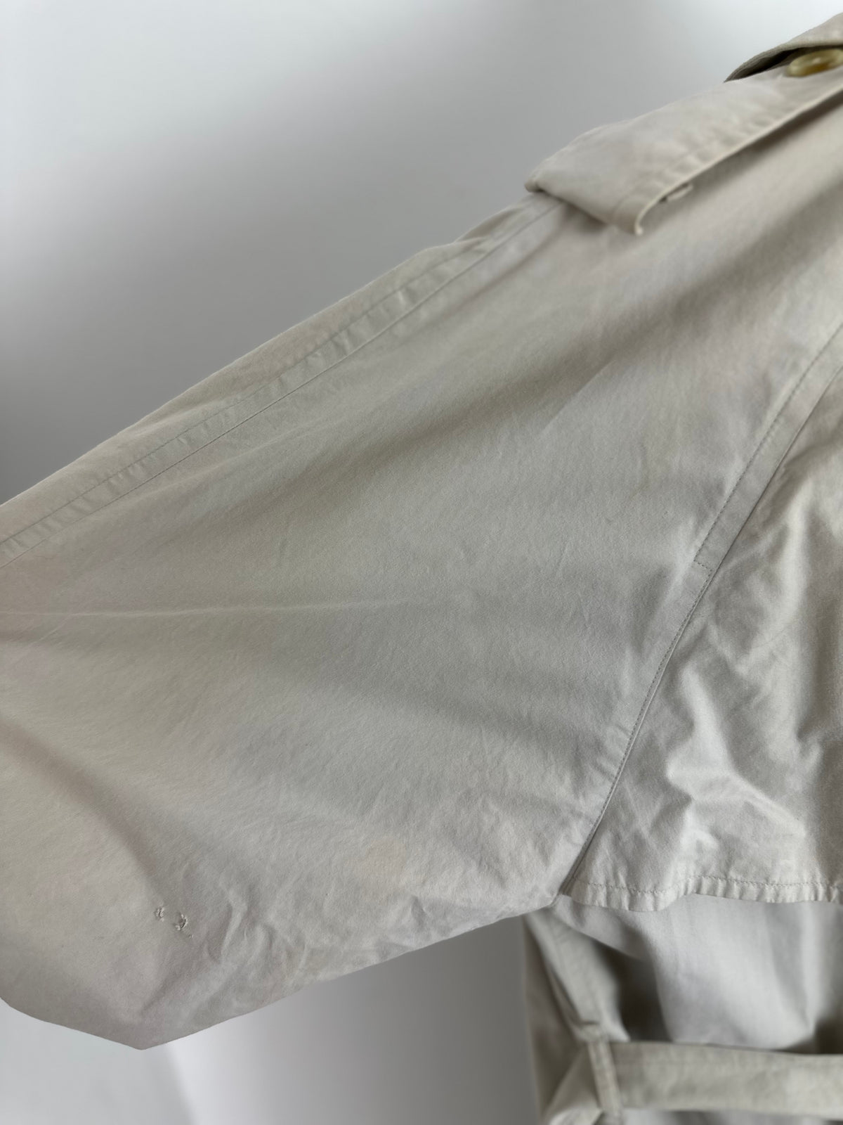 Vintage Burberry Trench Coat White Size 58 XXL