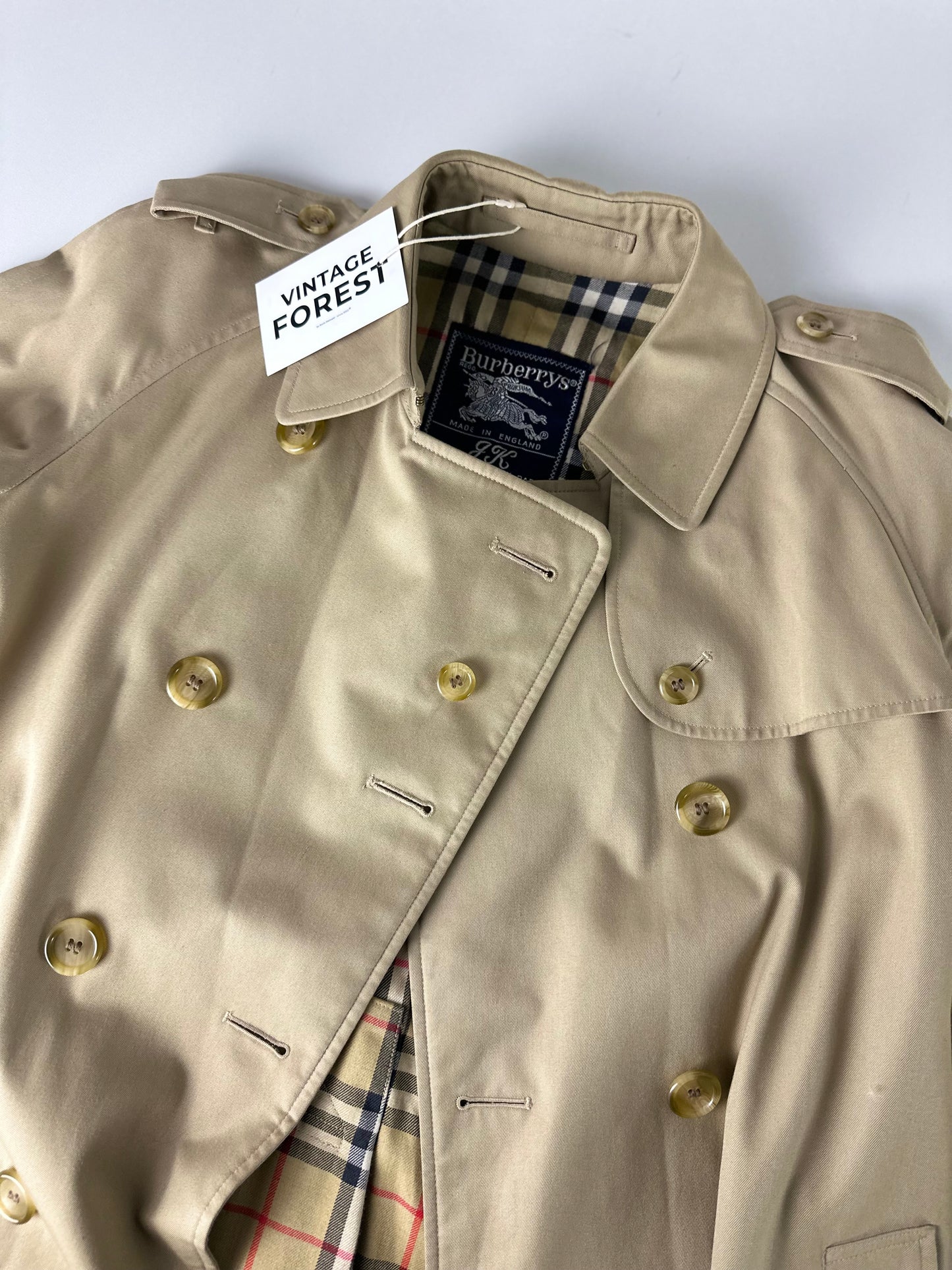 Vintage Burberry Trench Coat Size 10 S