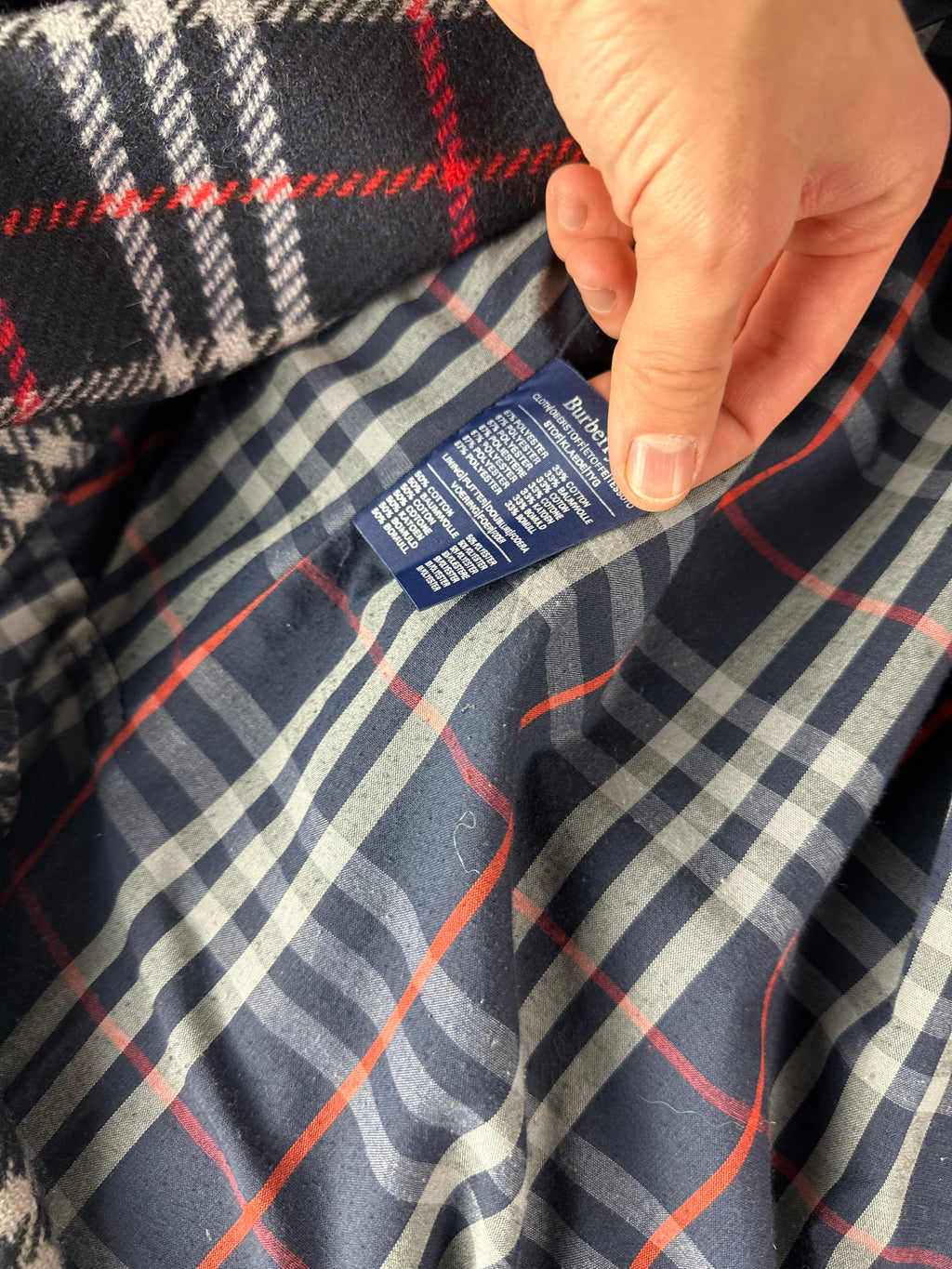 Burberrys Trenchcoat (14/L) including Inlet